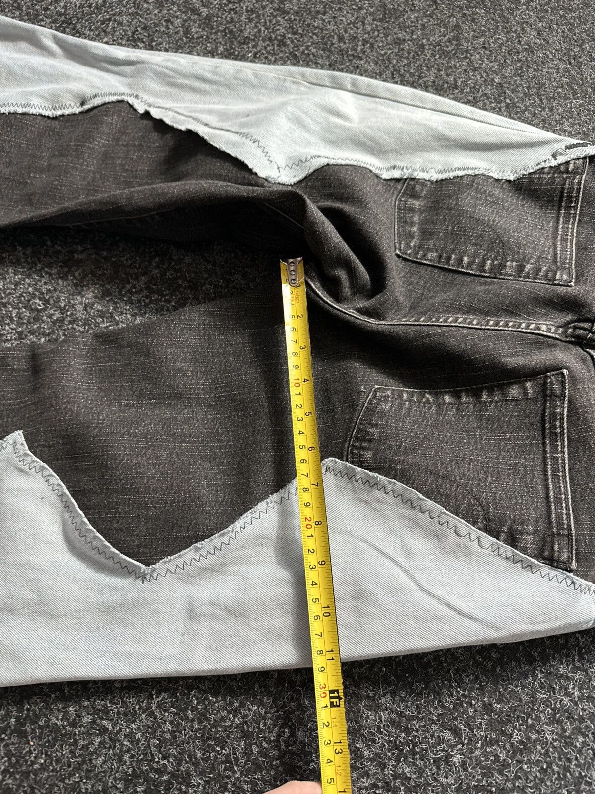 If Six Was Nine 🚨GRAIL CUSTOM DENIM JEANS 2in1 ULTRA BAGGY Y2K JAPANESE STYL Size US 30 / EU 46 - 20 Thumbnail