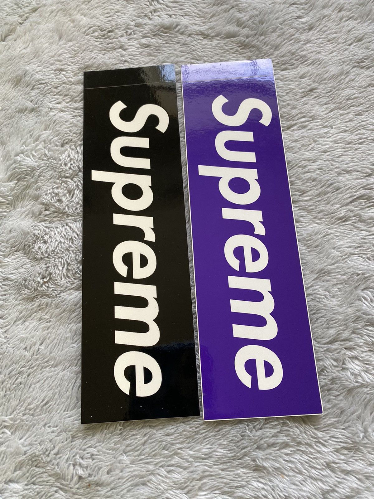 Supreme Supreme box logo sticker purple 3 6 mafia black Size ONE SIZE - 2 Thumbnail