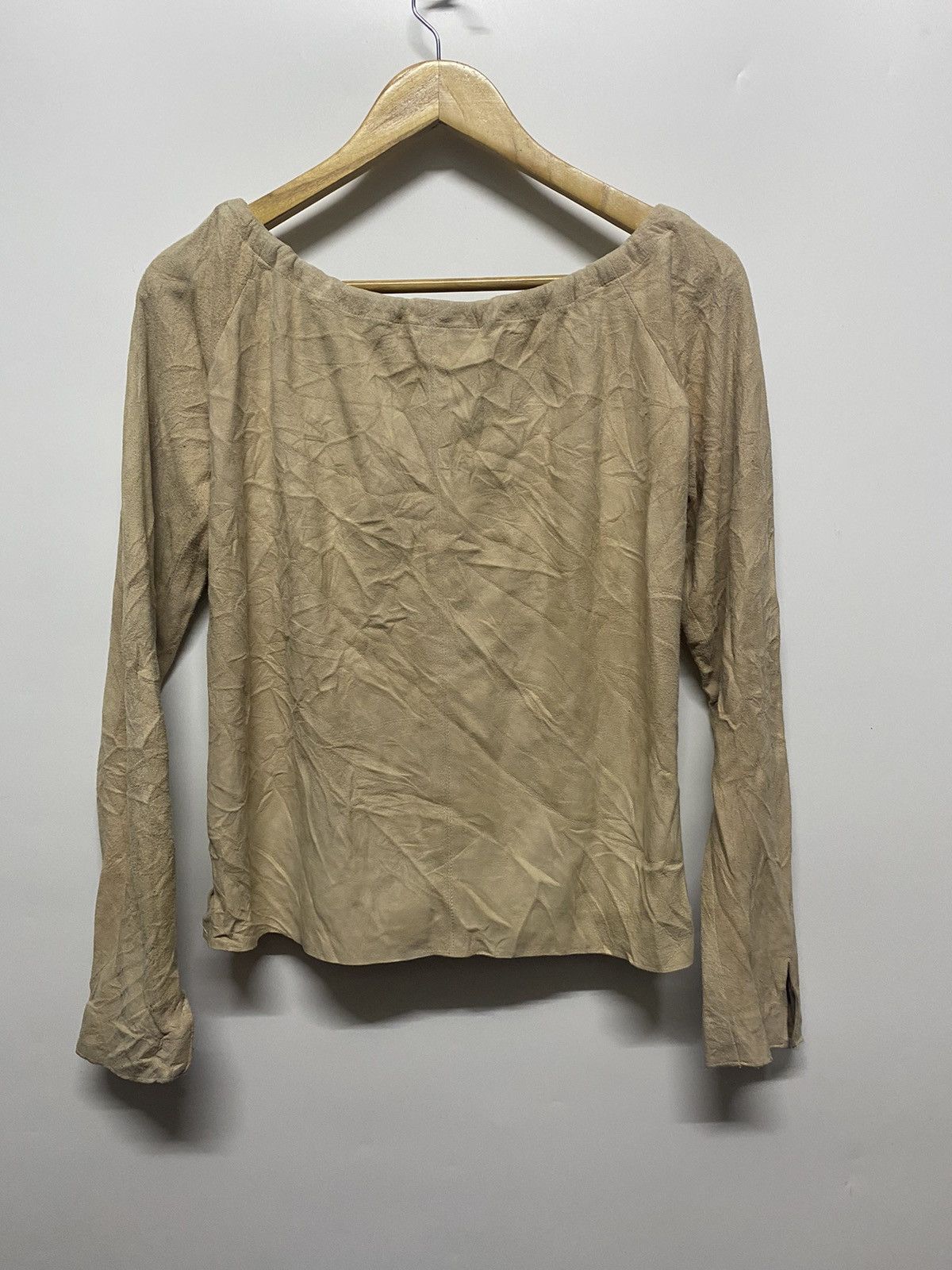 Designer × Polo Ralph Lauren × Ralph Lauren Lauren Ralph Lauren Ribbed Round Neck Long Sleeve Blouse Size M / US 6-8 / IT 42-44 - 2 Thumbnail