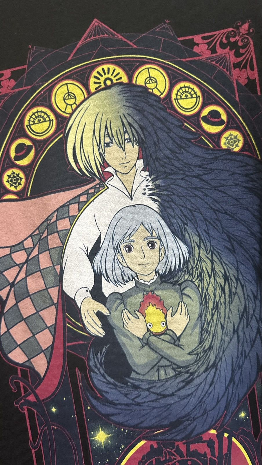 Anime Very Rare Howl’s Moving Castle Official Tshirt Size US XXL / EU 58 / 5 - 4 Thumbnail