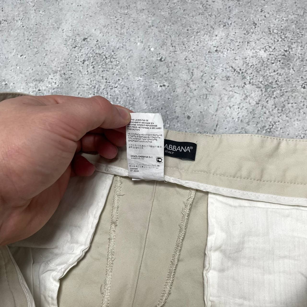 Dolce & Gabbana Dolce & Gabbana Chino Regular Fit Pants Beige Size EUR 46 Size US 32 / EU 48 - 13 Thumbnail