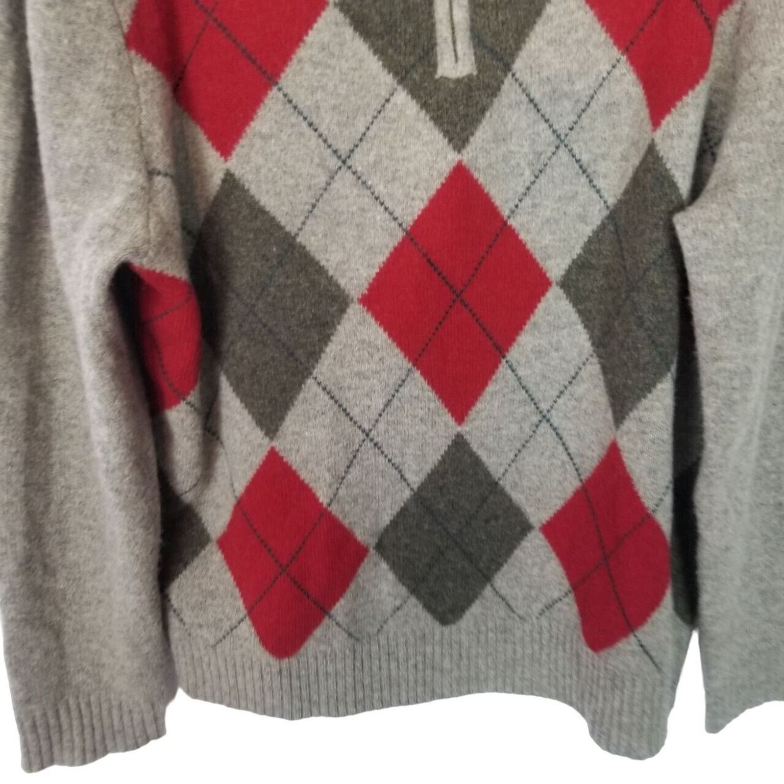 J.Crew J. Crew Lambswool Argyle Grandpa Sweater Dad Teachercore Size US L / EU 52-54 / 3 - 3 Thumbnail