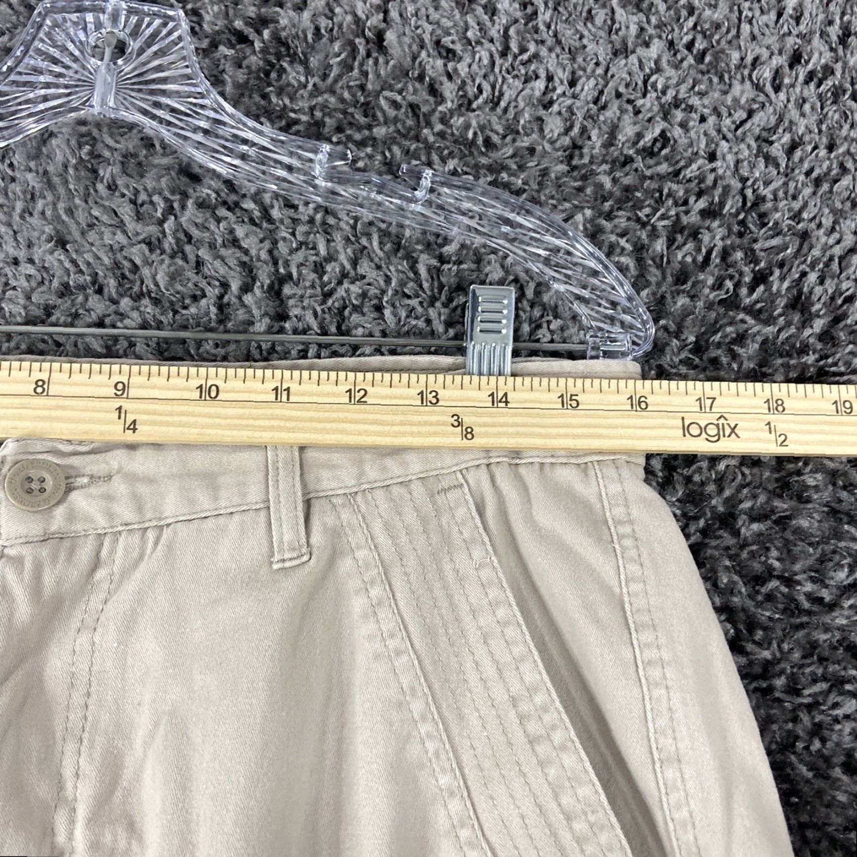Vintage BROKEN THREAD Cargo Shorts Regular Fit Beige Men's 32 Size US 32 / EU 48 - 7 Thumbnail