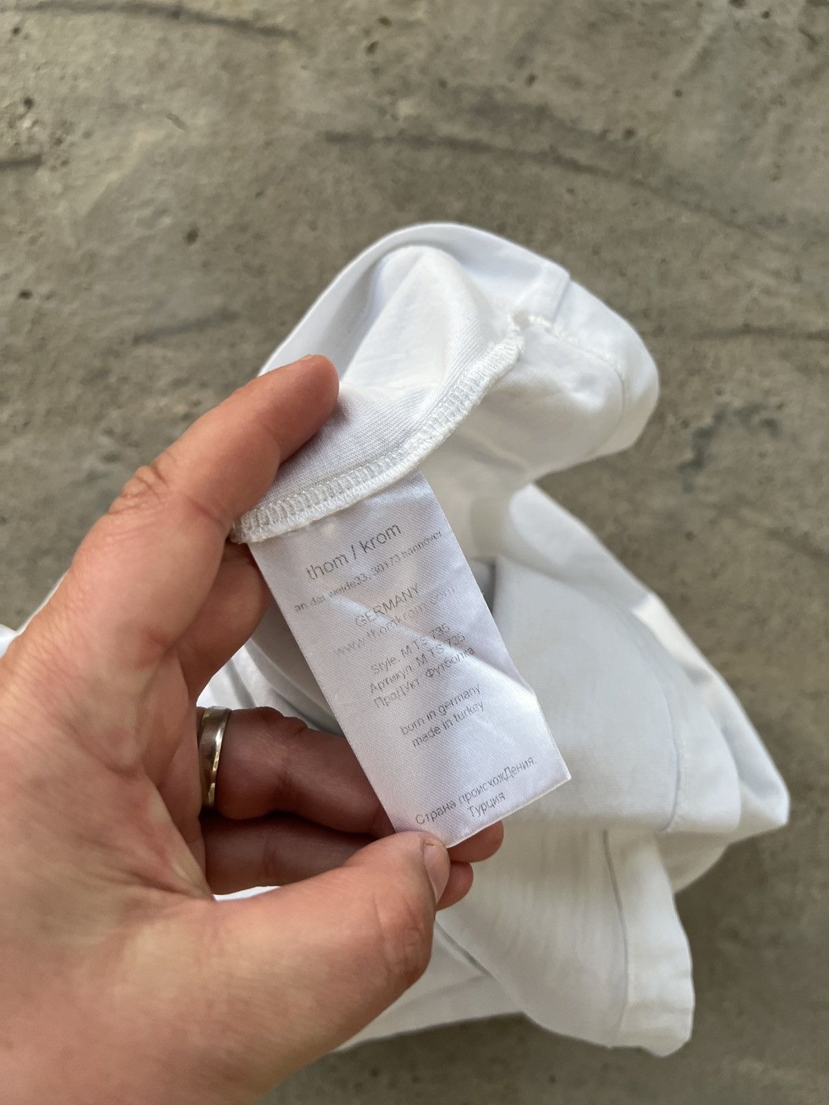 Thom Krom Thom Krom Tee Size US M / EU 48-50 / 2 - 6 Thumbnail