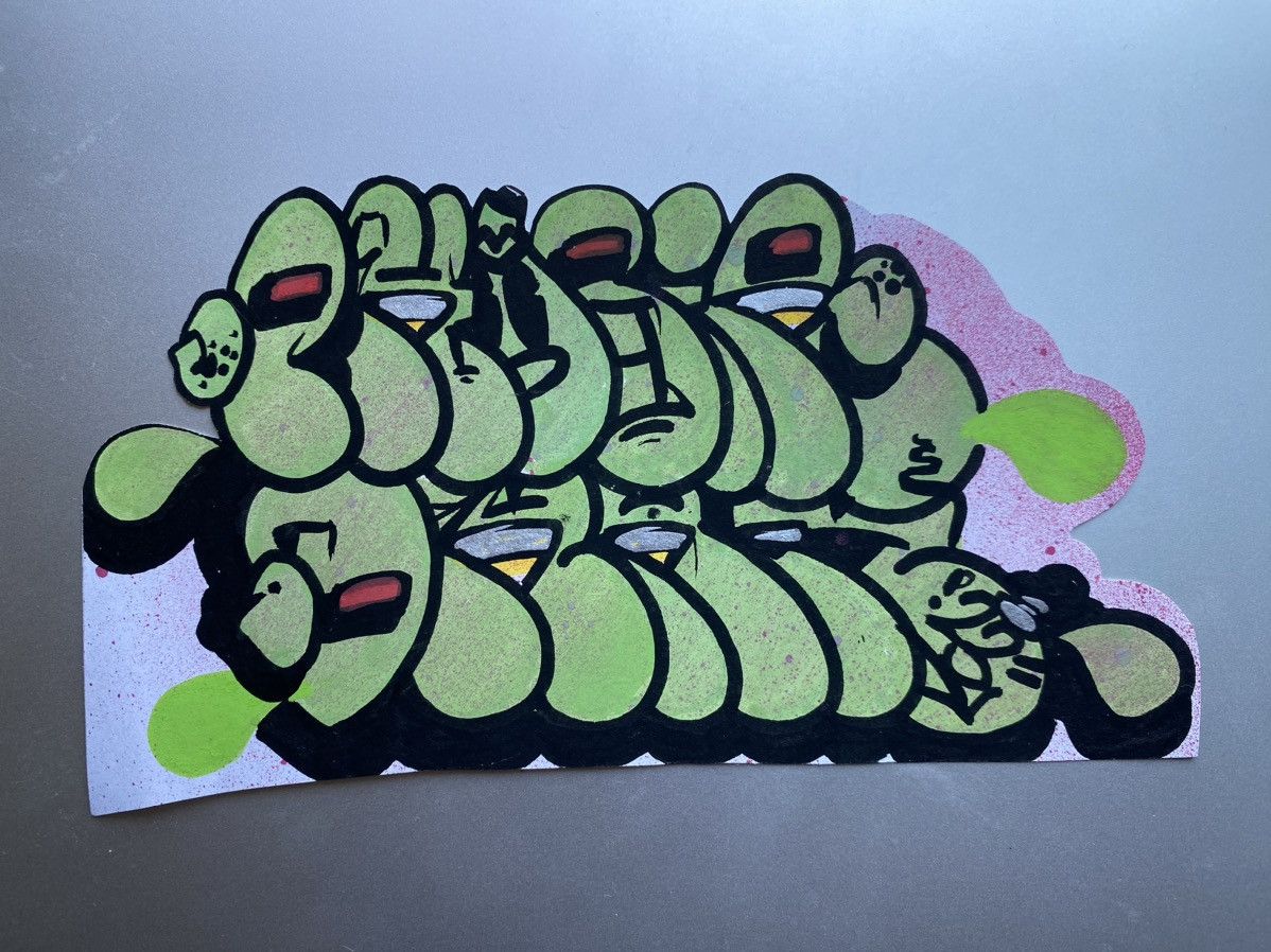 Alife Phobia hand drawn original graffiti art sticker Alife RVCA Size ONE SIZE - 1 Preview