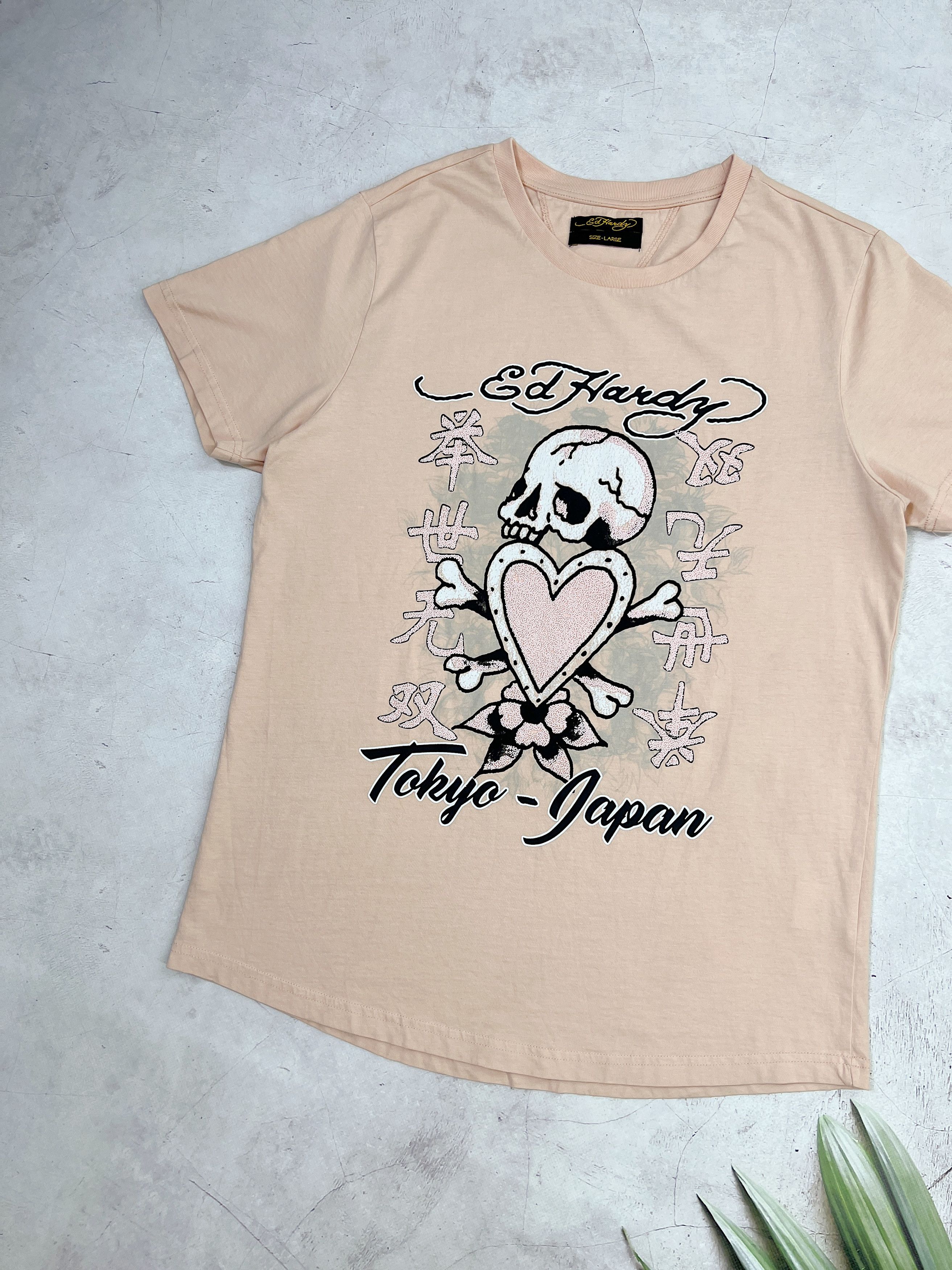 Christian Audigier × Ed Hardy Ed Hardy T-Shirt Tokyo Japan Skull Logo Size US M / EU 48-50 / 2 - 2 Thumbnail