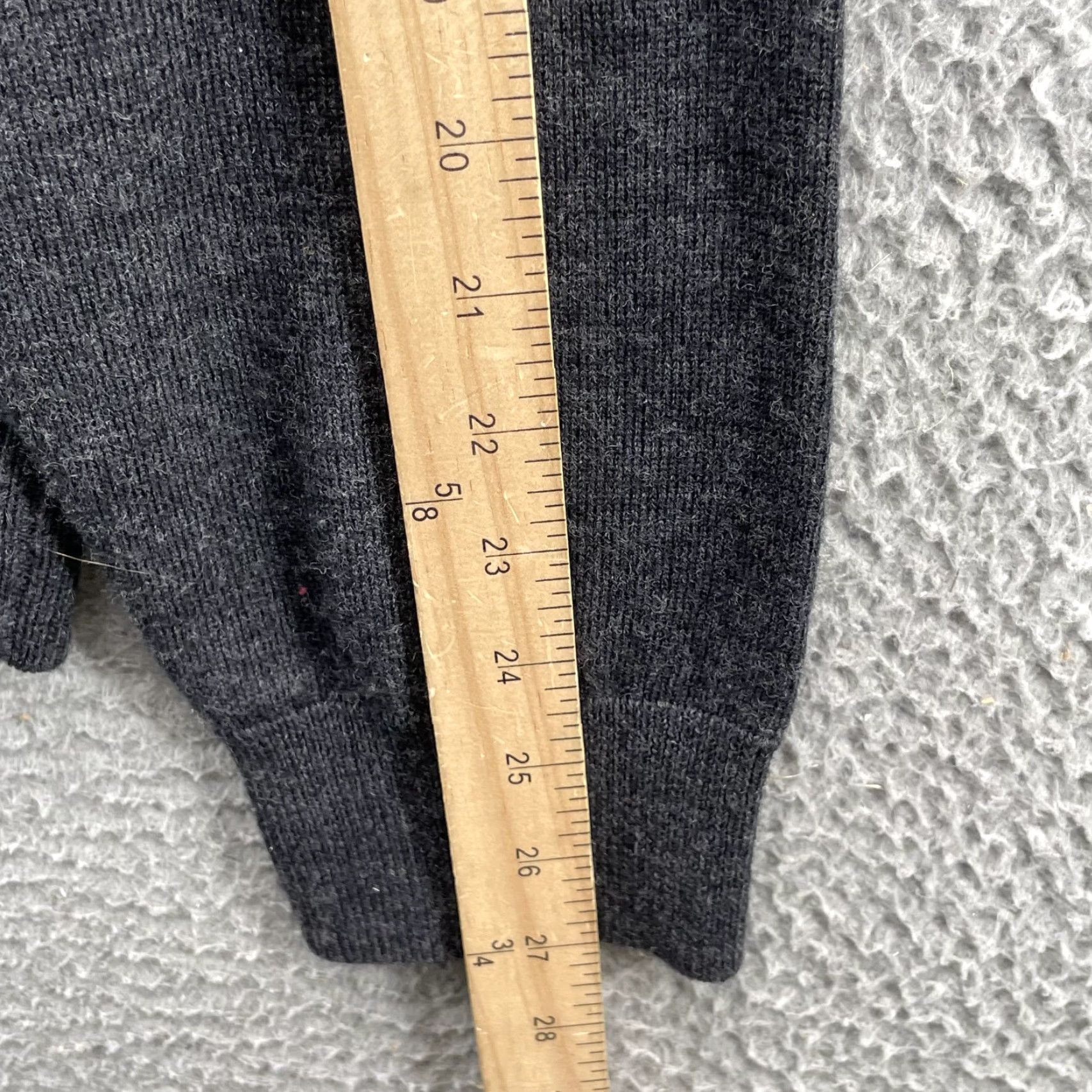 Merona Merona Merino Wool Polo Sweater Mens XL Gray Classic Preppy Academia Travel 90's Vintage? Size US XL / EU 56 / 4 - 6 Thumbnail