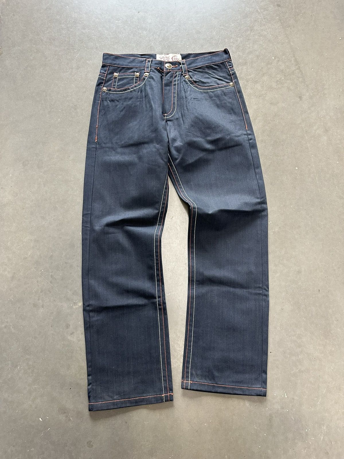 Vintage Vintage Baggy Evisu style Wide Leg Jeans Size US 36 / EU 52 - 3 Thumbnail