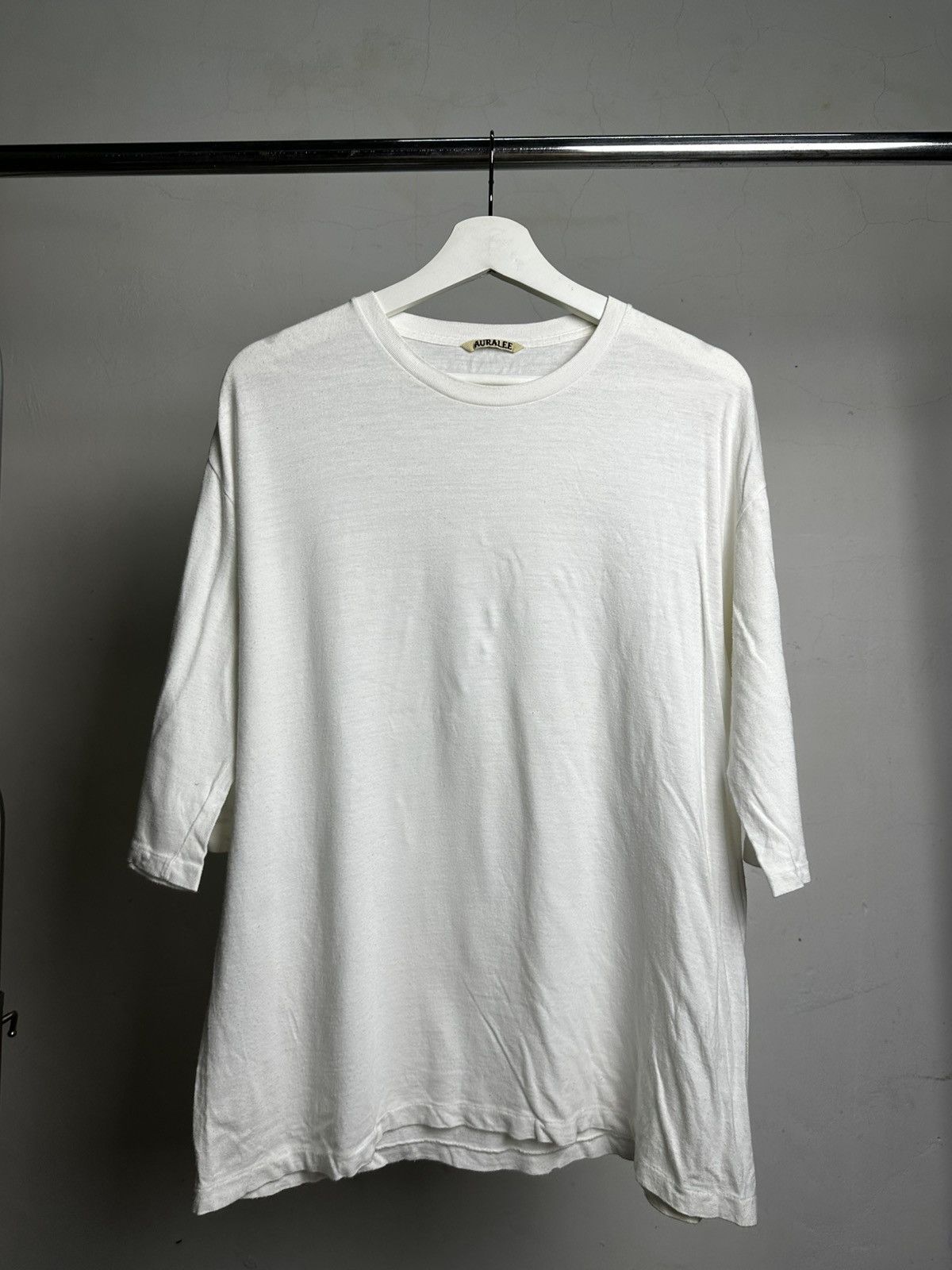 Auralee Auralee Heavyweight Pocket T-Shirt (Off White) | Grailed