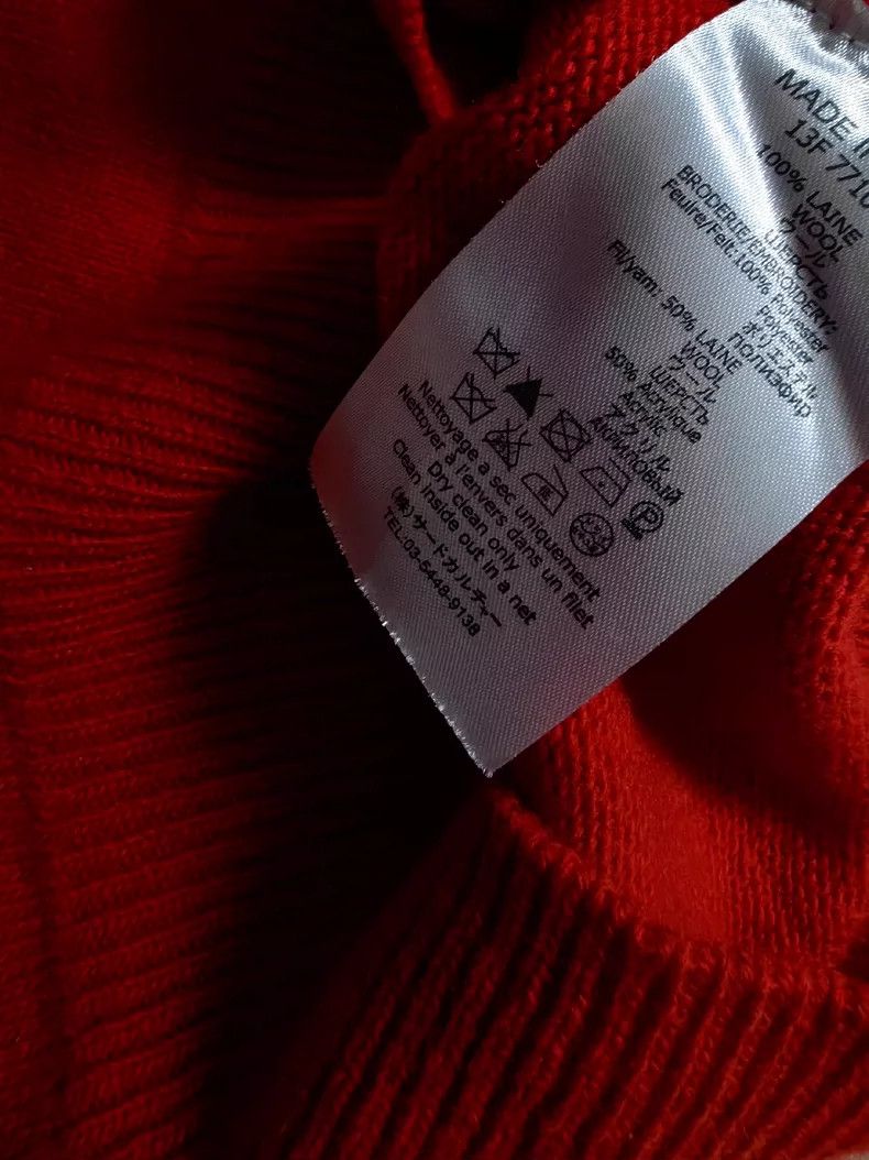 Givenchy Givenchy Premium Star Pattern Wool Blend Crewneck Sweater Size US XS / EU 42 / 0 - 6 Thumbnail