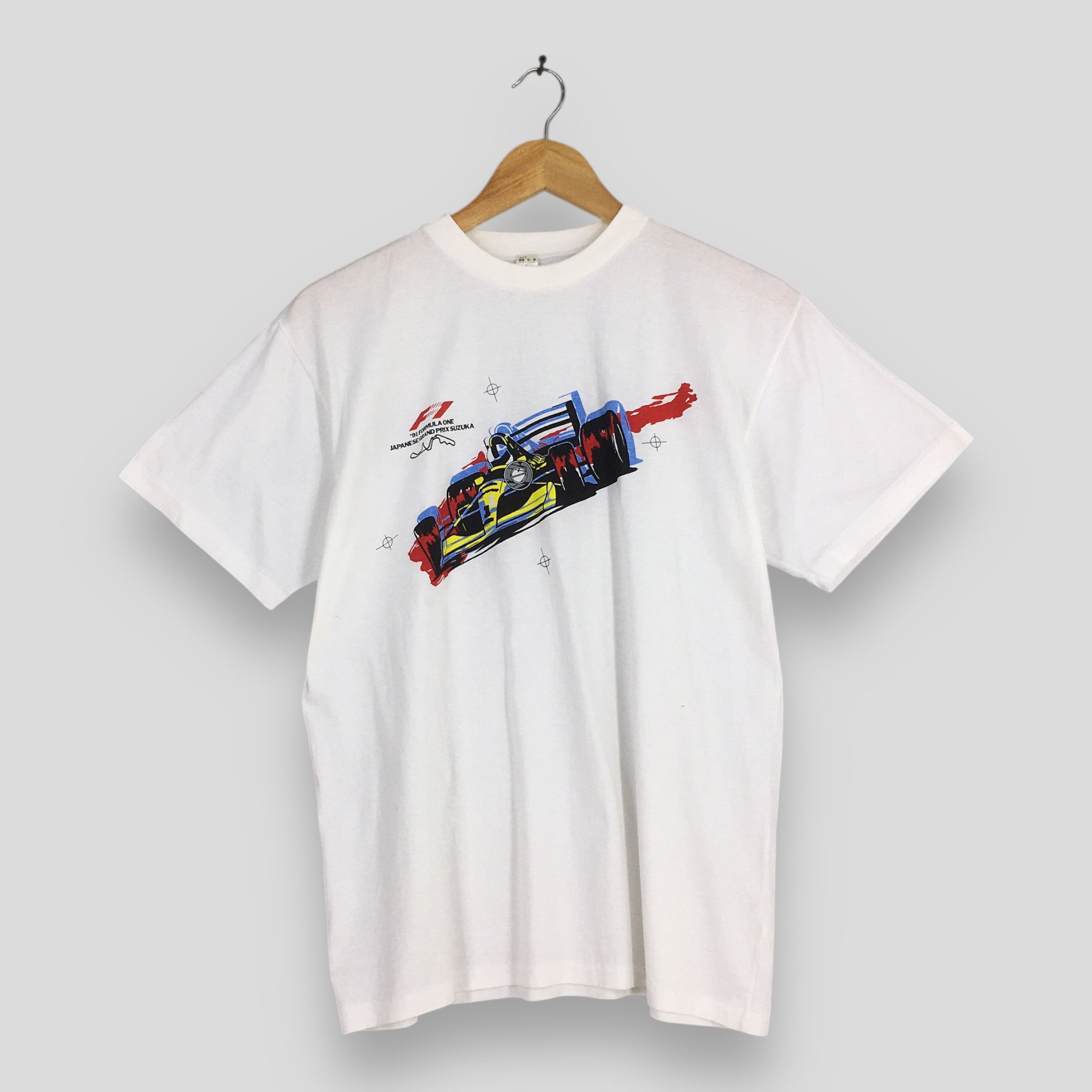 Formula 1 Vintage 1991 Formula One Suzuka F1 Tshirt Large Size US L / EU 52-54 / 3 - 1 Thumbnail