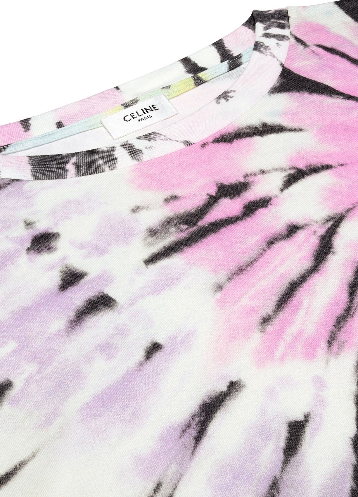 Celine o1bcso1str1124 Cotton Jersey Loose T-Shirt in Multicolor Size US M / EU 48-50 / 2 - 3 Thumbnail