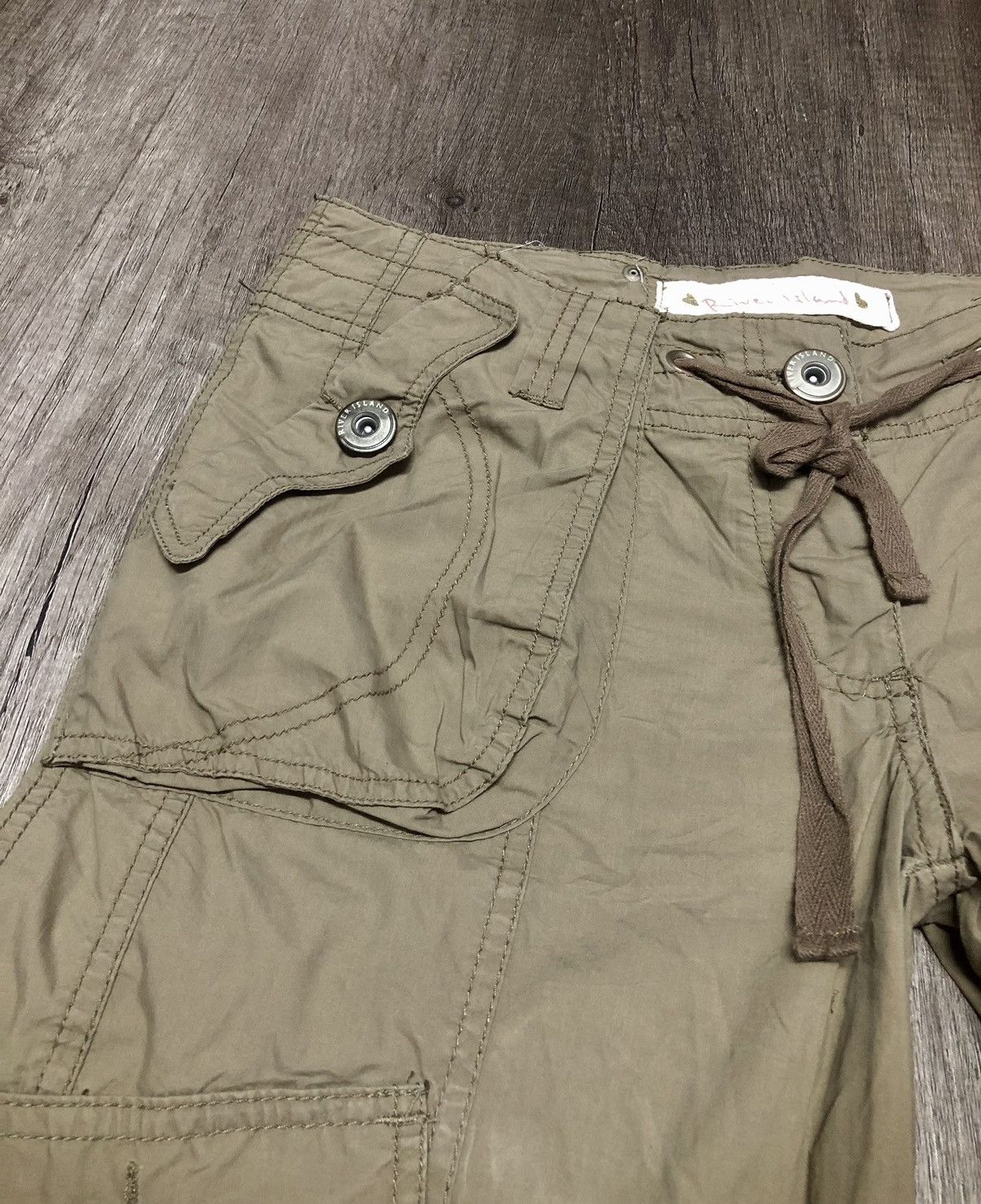 Japanese Brand × River Island River Island Cargo Pants Big Logo Dragon Sukajan Design Size US 32 / EU 48 - 14 Thumbnail
