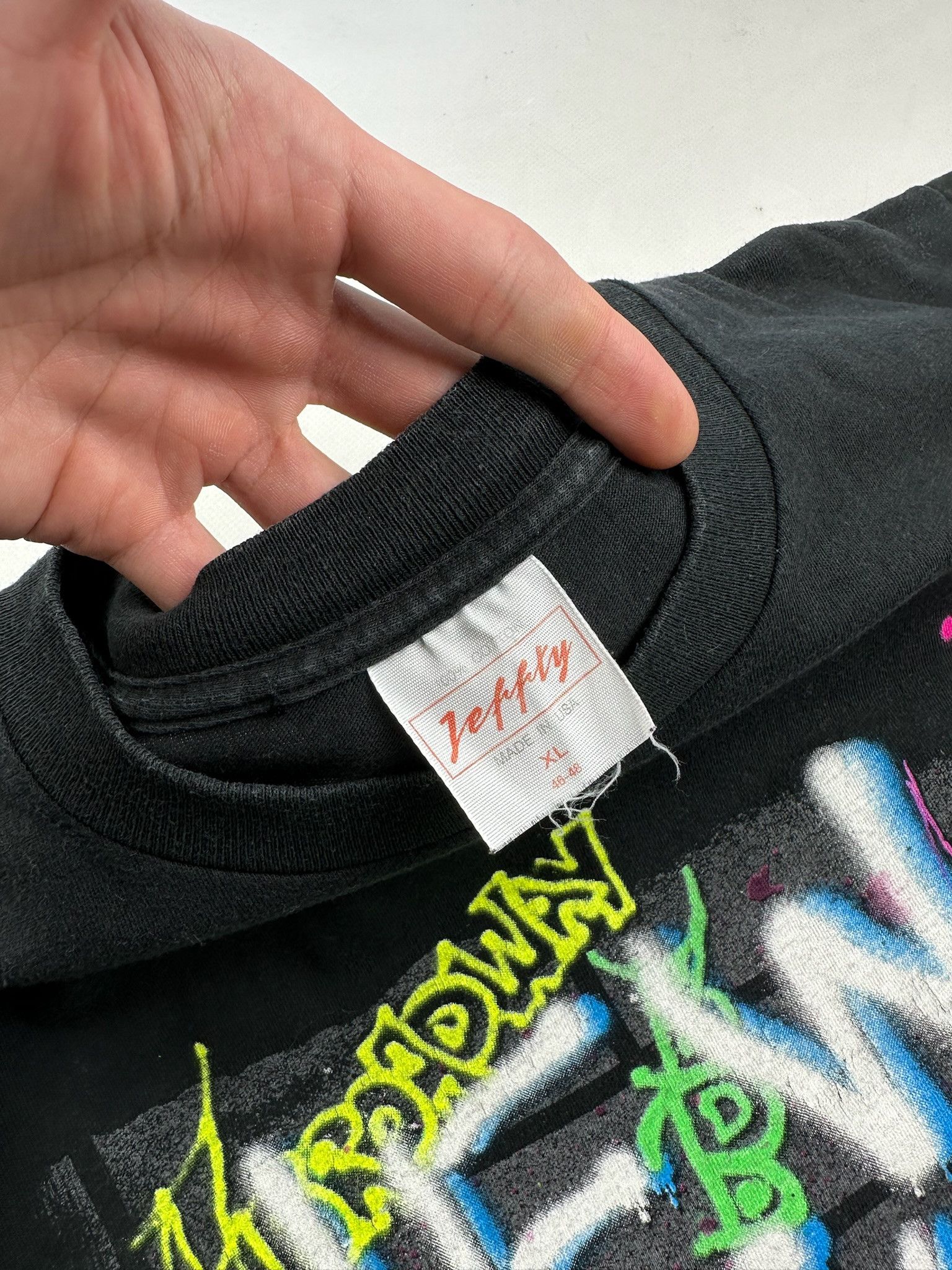 Other Vintage New York Graffiti Style tShirt rap tee Size US XL / EU 56 / 4 - 5 Thumbnail