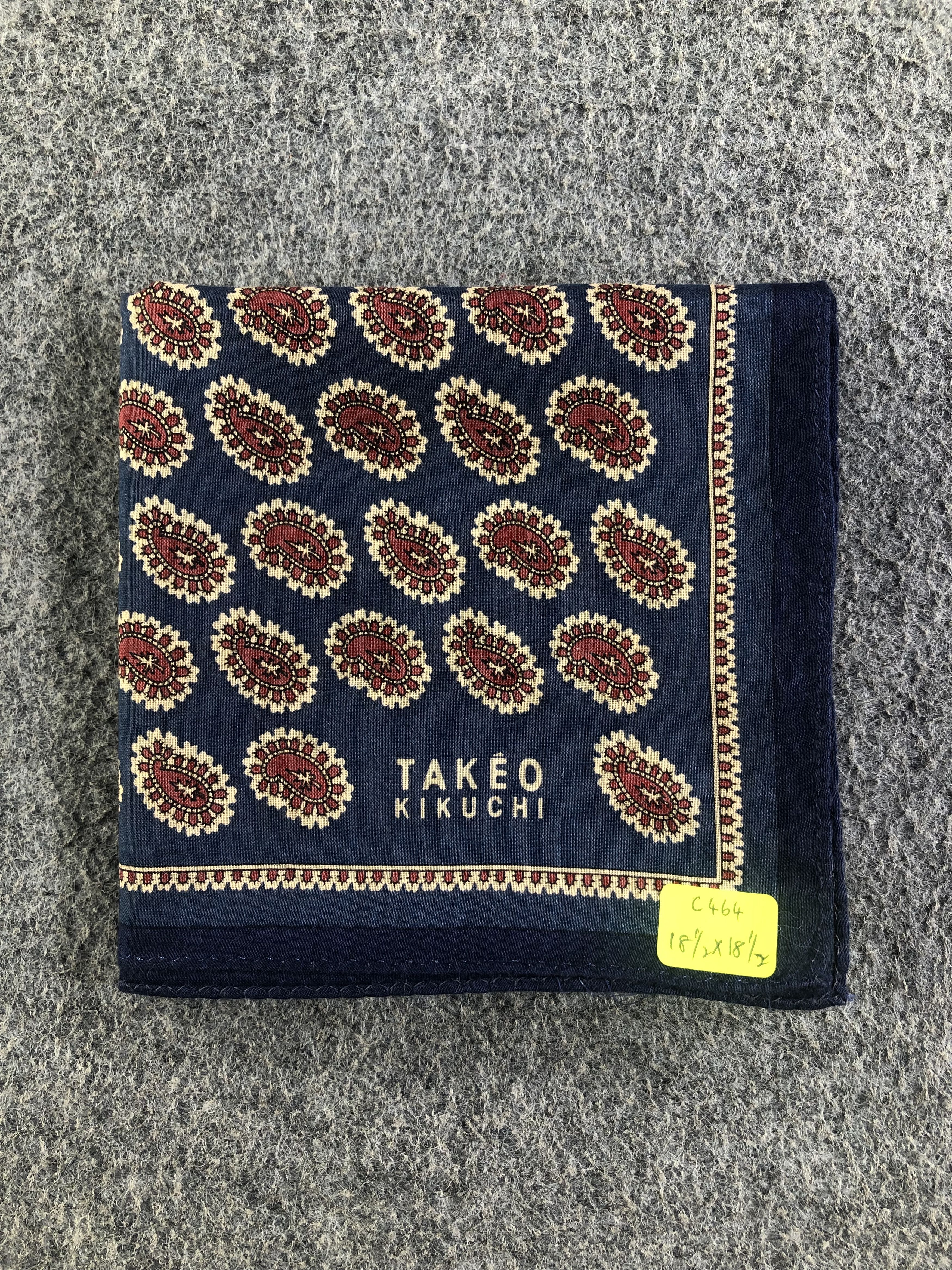 Takeo Kikuchi Takeo Kikuchi Handkerchief / Bandana / Neckerchief C464 Size ONE SIZE - 6 Thumbnail
