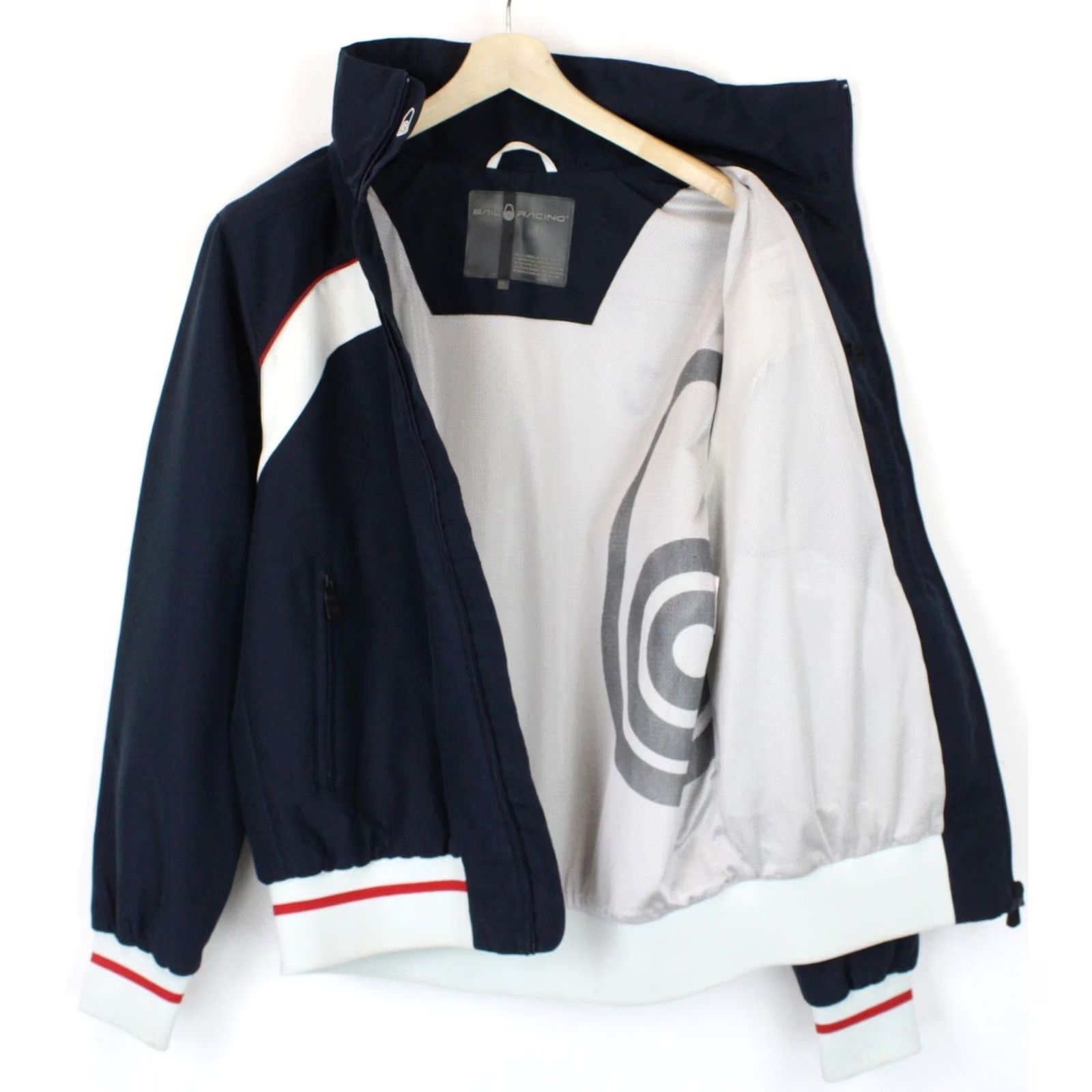 Vintage Sail Racing Jacket Mens L The Ocean Men Full Zip Lined Lightweight Blue Size US L / EU 52-54 / 3 - 5 Thumbnail