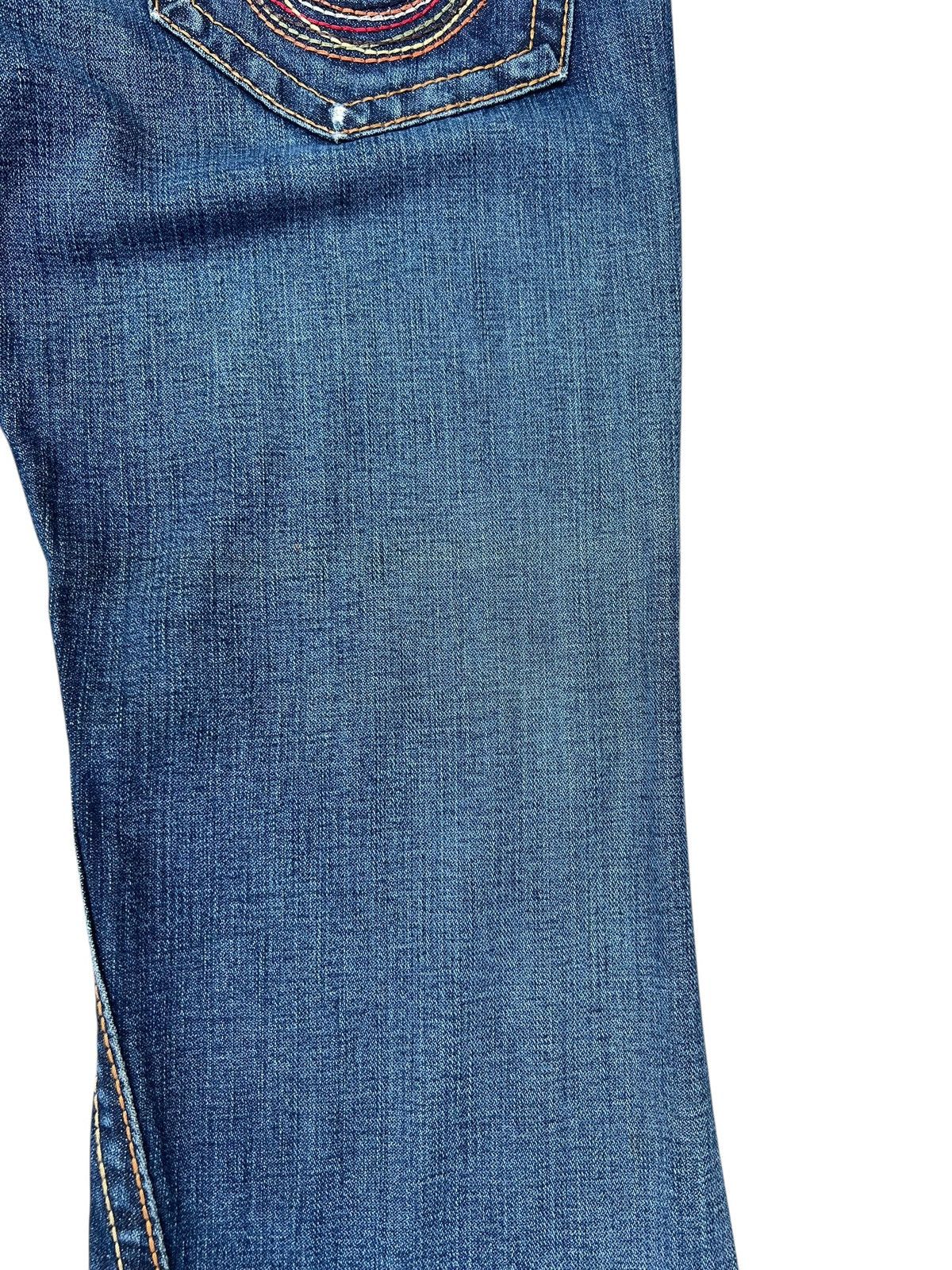 True Religion VTG Y2K True Religion Rainbow Joey Denim Super Flare Jeans Size US 33 - 20 Thumbnail