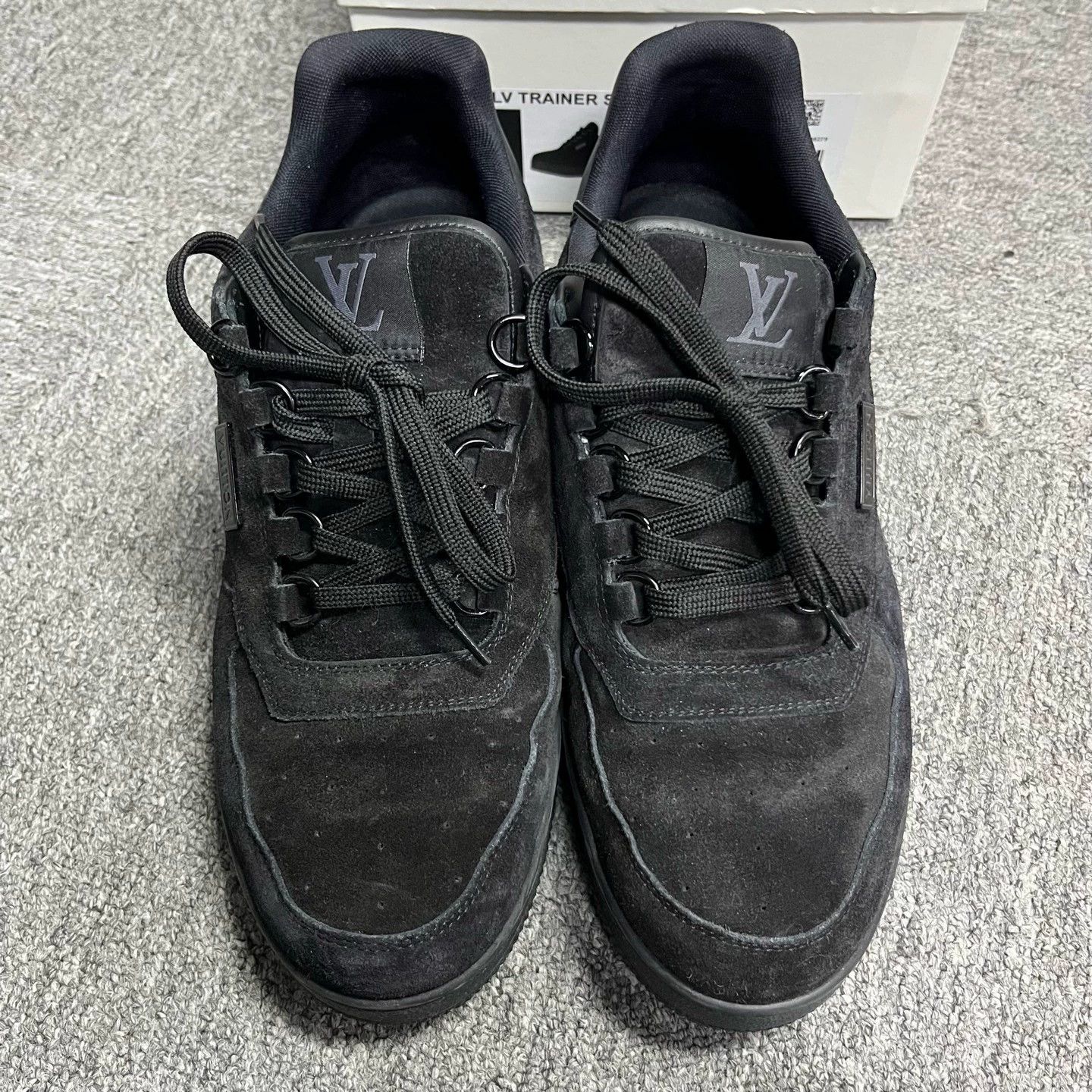 Louis Vuitton black louis vuitton lifestyle lace-up sneakers Size US 8.5 / EU 41-42 - 3 Thumbnail