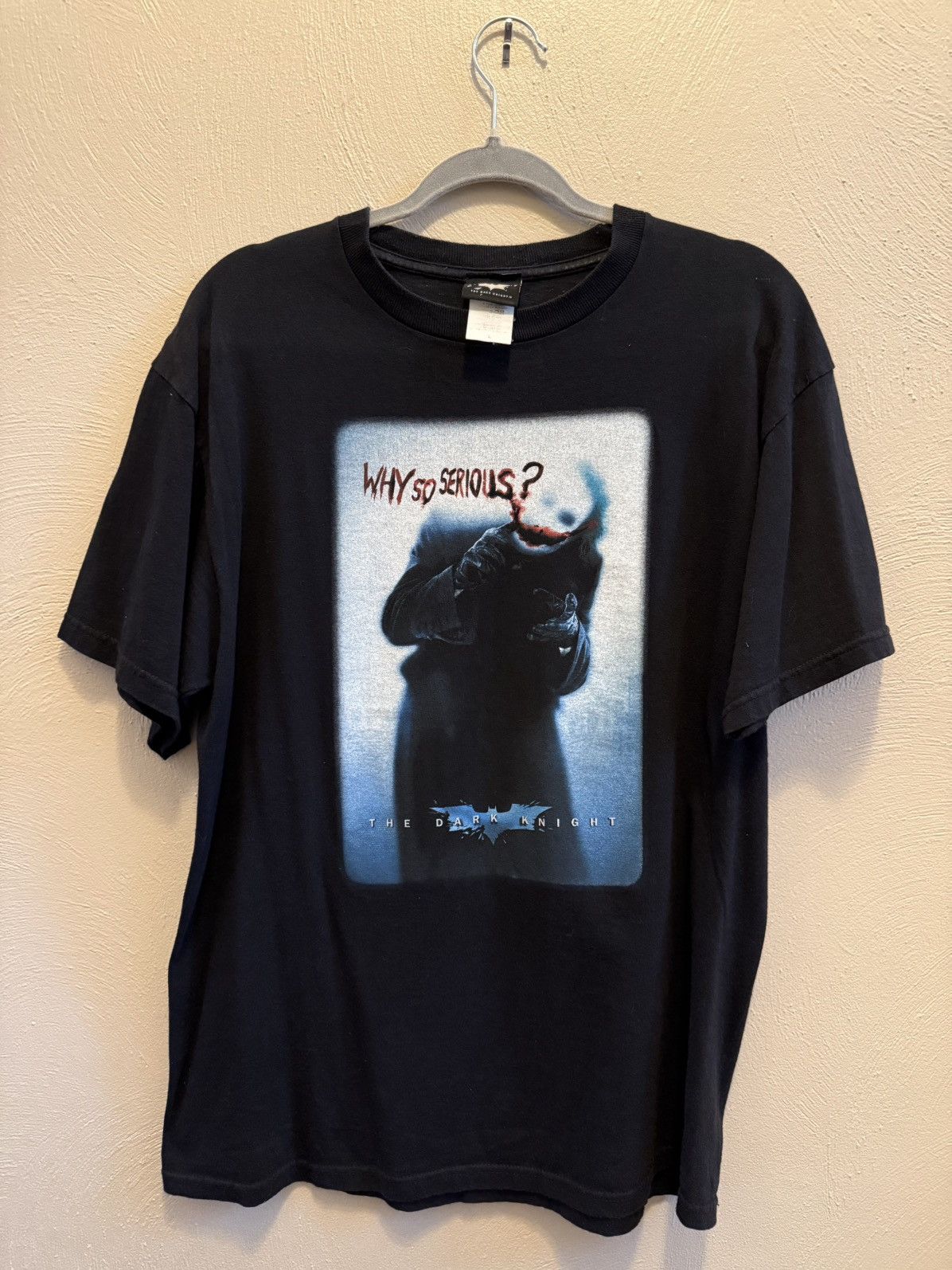 DC Comics Vintage 2008 “Why So Serious” Batman The Dark Knight T shirt Size US L / EU 52-54 / 3 - 1 Thumbnail
