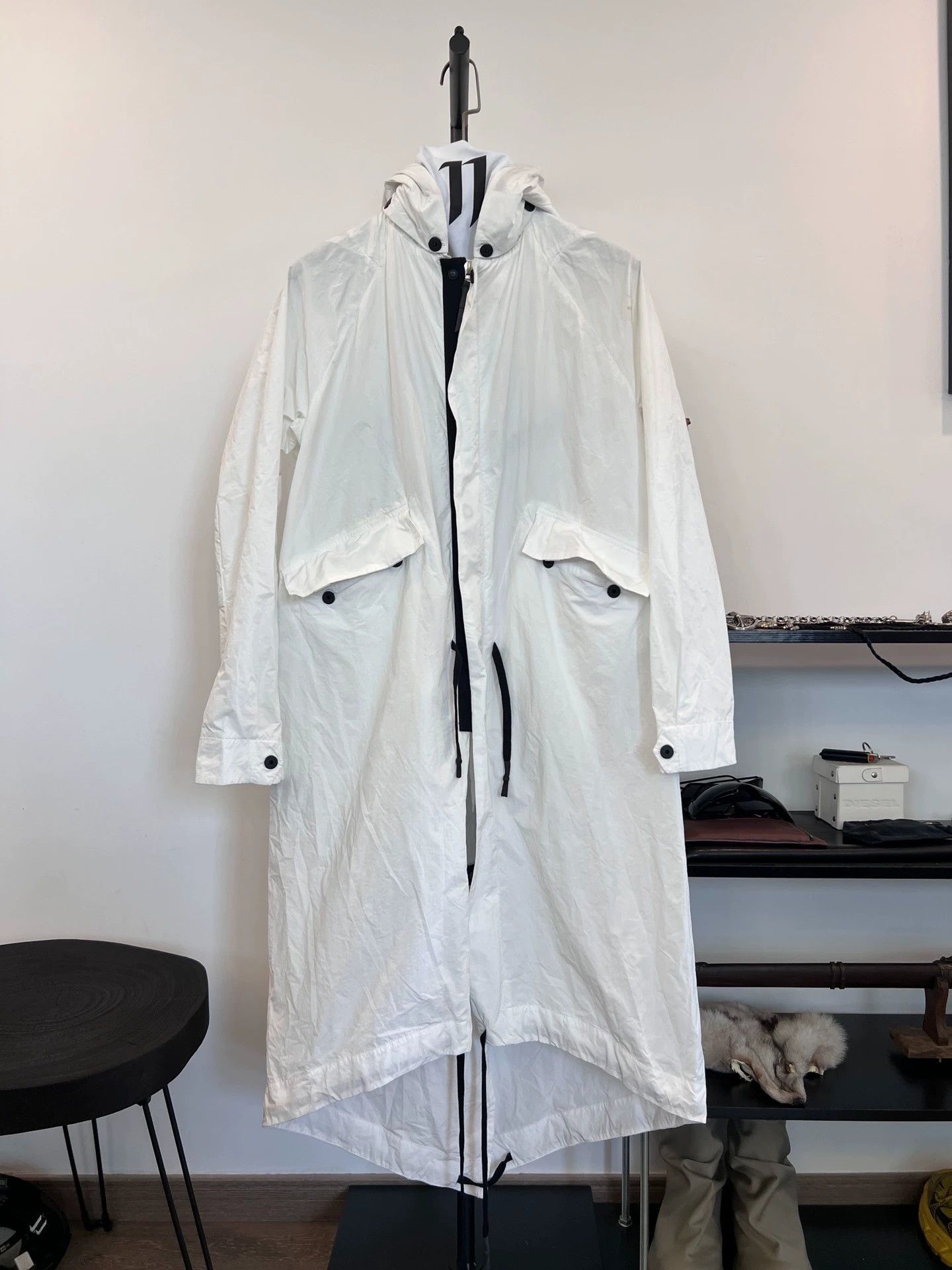 Boris Bidjan Saberi BBS 11by bbs mid fist print parka M new w/ tags Size US M / EU 48-50 / 2 - 2 Thumbnail