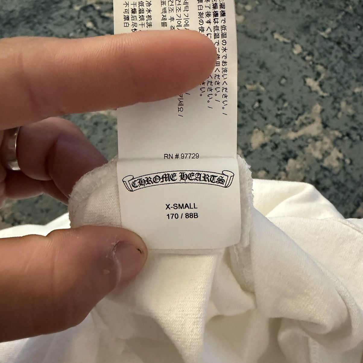 Chrome Hearts Chrome Hearts Eye Chart Pocket Tee Size XS (Fits Small) Size US S / EU 44-46 / 1 - 9 Thumbnail