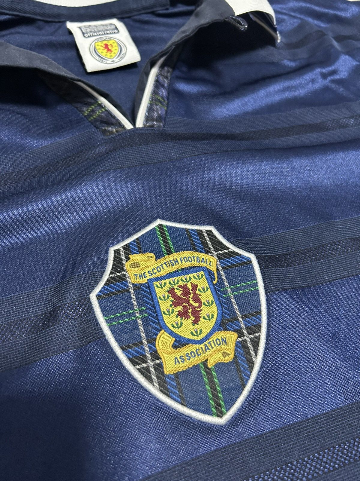 Umbro SCOTLAND 1996 1997 HOME FOOTBALL SOCCER JERSEY SCORE DRAW Size US S / EU 44-46 / 1 - 4 Thumbnail