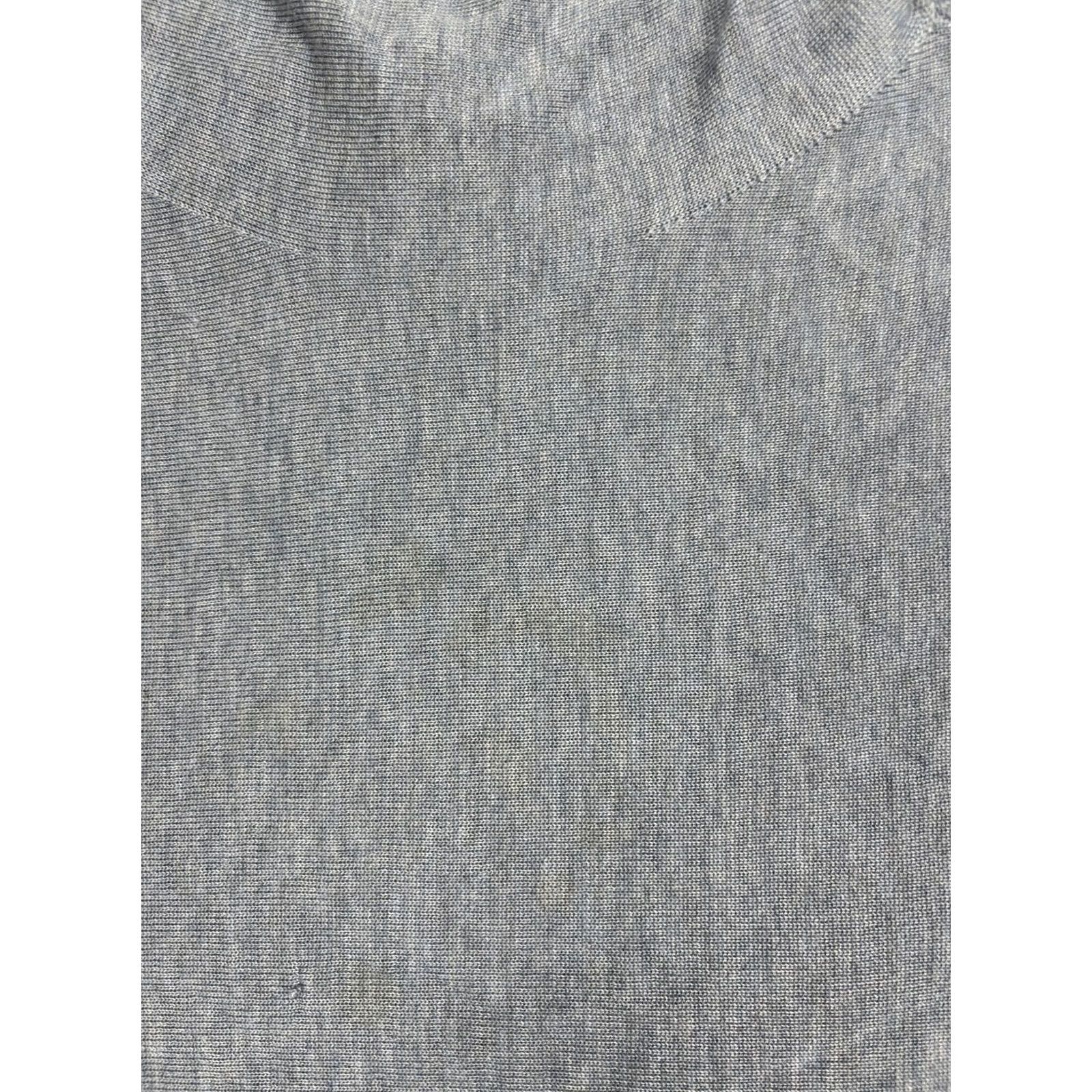 Eileen Fisher VINTAGE? No. Eileen Fisher Sweater Tunic Womens L Blue Turtleneck Lyocell Wool Knit Shirt Casual Relaxed Long Sleeve - Mens? Size L / US 10 / IT 46 - 5 Thumbnail