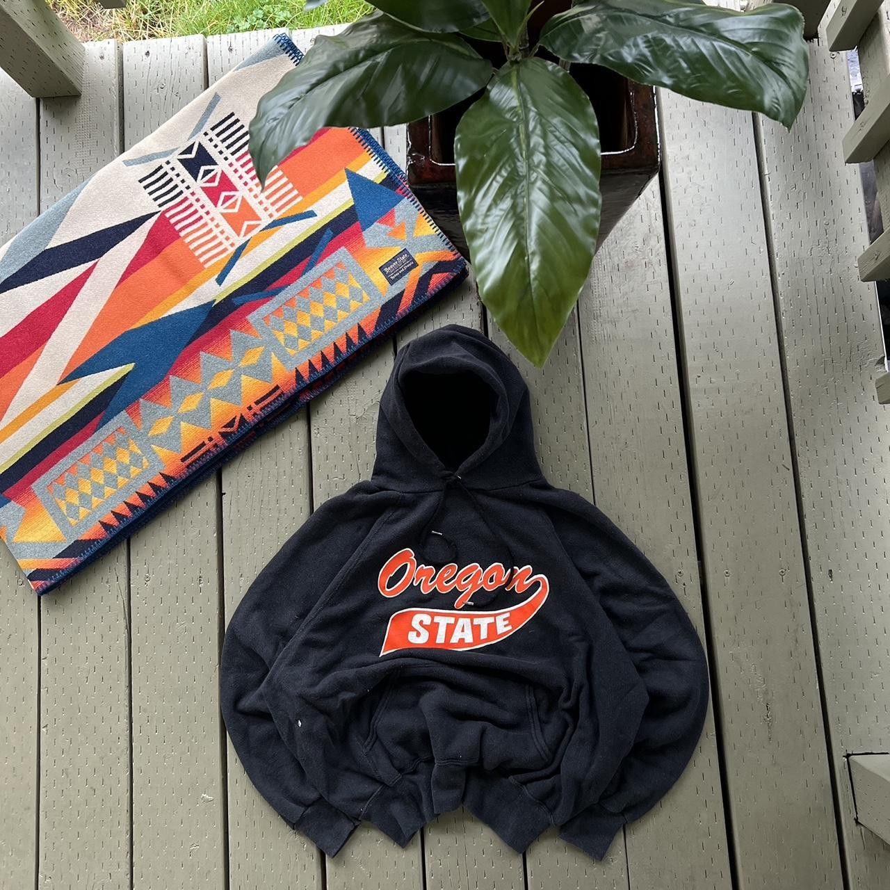 Vintage Vintage Oregon state beavers hoodie faded black 80s Size US M / EU 48-50 / 2 - 1 Thumbnail