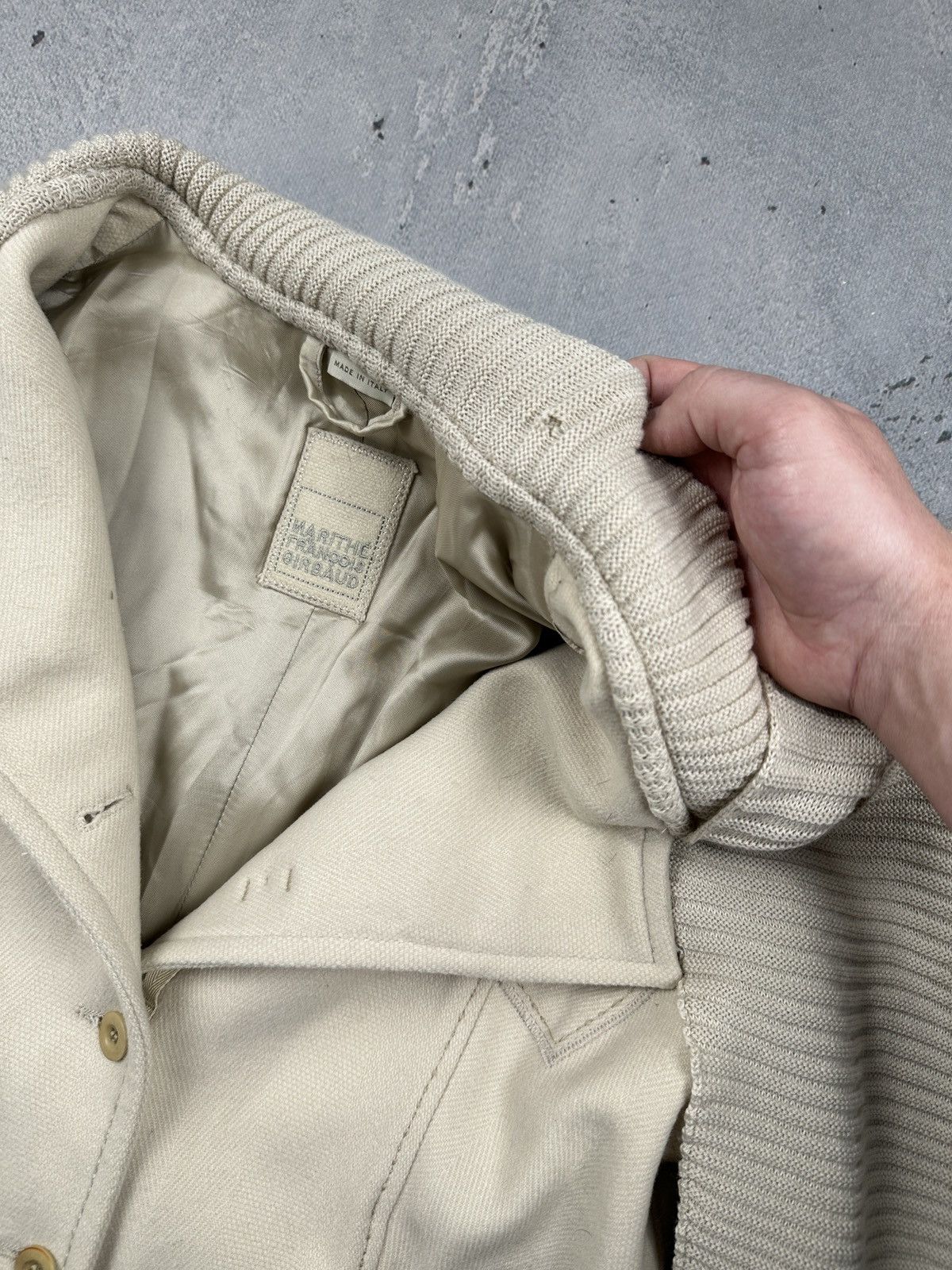 Marithe + Francois Girbaud Archive Marithe Francois Girbaud Wool Coat Cape Italy Y2K Size L / US 10 / IT 46 - 9 Thumbnail