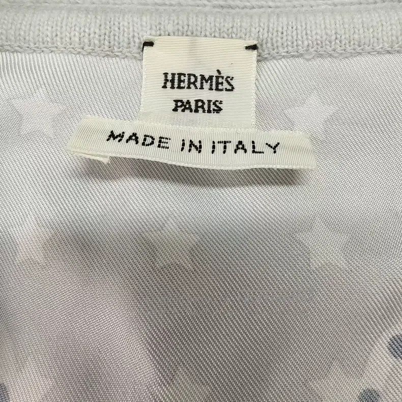 Hermes Hermes Haze blue back silk blend open cardigan jacket Size S / US 4 / IT 40 - 4 Thumbnail