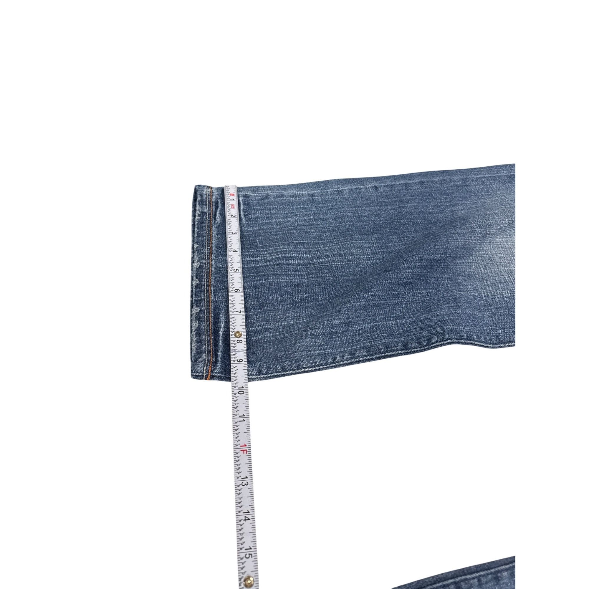 Coogi Coogi Mens Y2K Blue Denim Jeans 34L 34W SKU 7602 Size US 34 / EU 50 - 7 Thumbnail