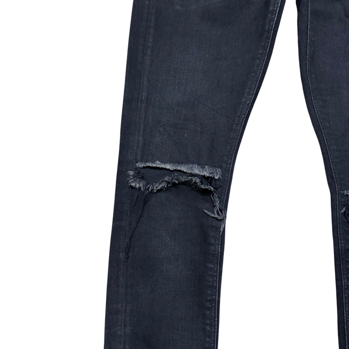Vanquish Vanquish Black Denim Skinny Jeans Grunge Size US 30 / EU 46 - 7 Thumbnail