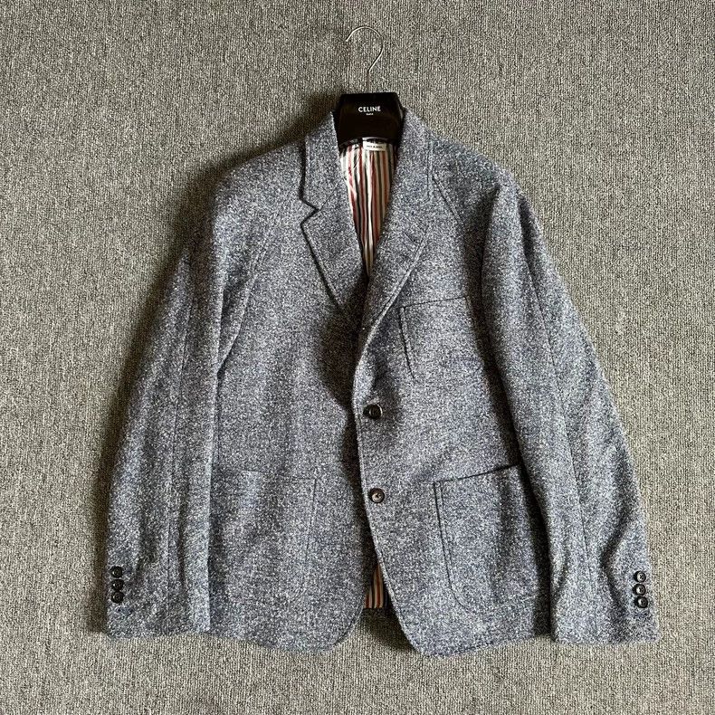 Thom Browne Thom Browne Wool Suit Jacket-dmc Size US M / EU 48-50 / 2 - 1 Thumbnail