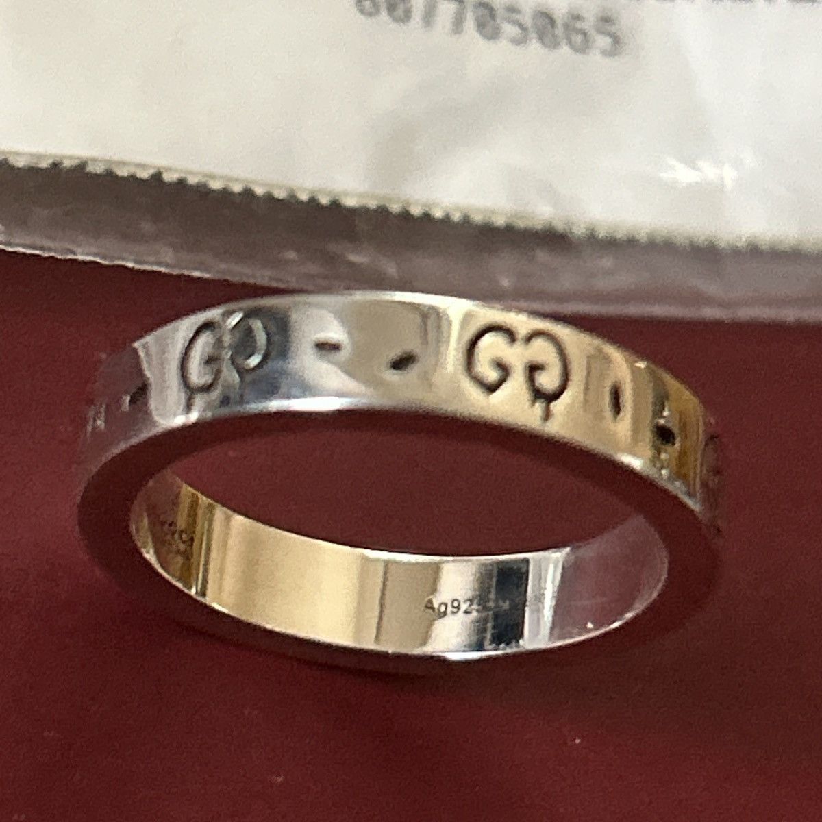 Gucci Gucci GG Ghost Costume Ring Silver Ag925 477932 Size ONE SIZE - 5 Thumbnail