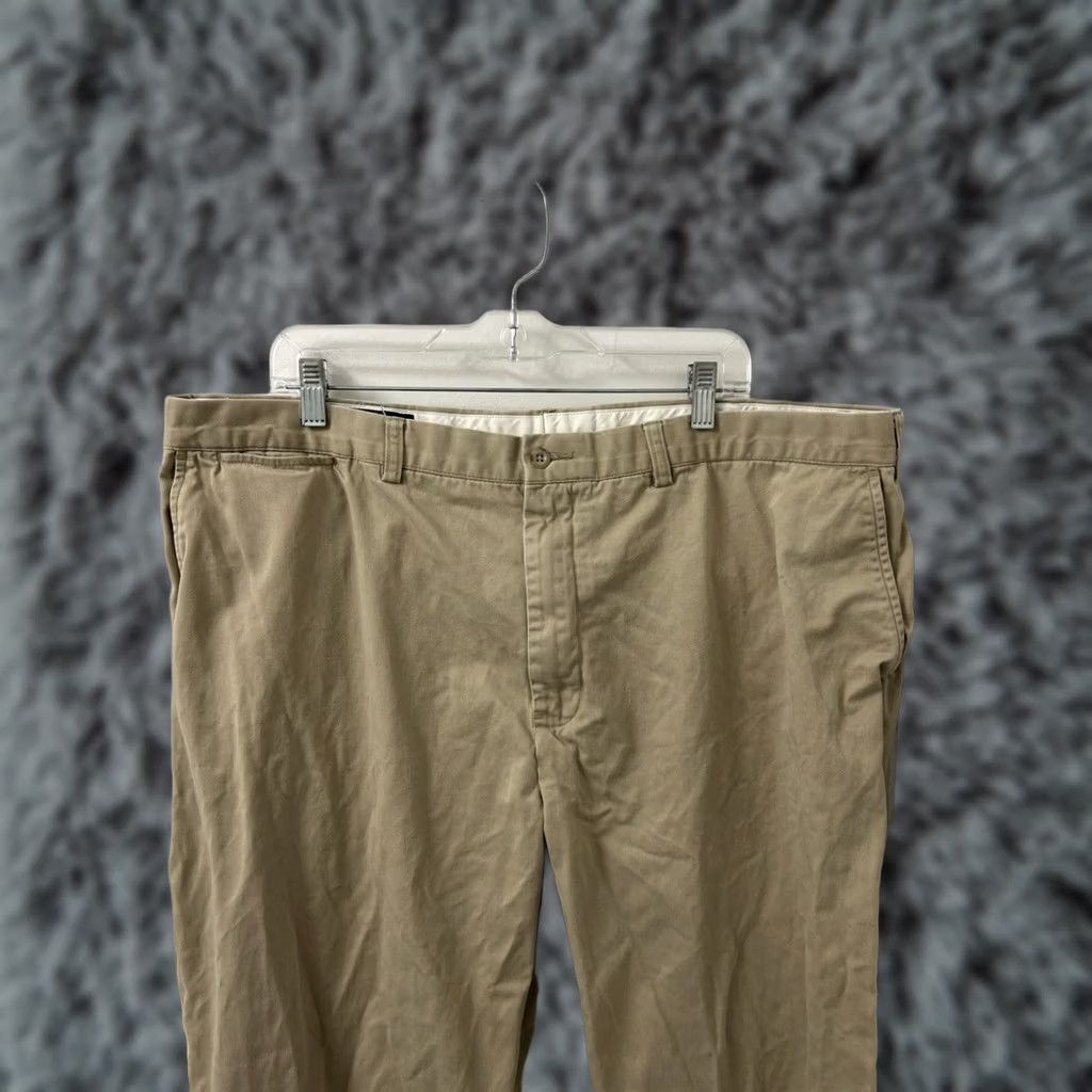 Polo Ralph Lauren VINTAGE Polo Ralph Lauren Chino Pants Mens Sz 44x34 Tan YKK Classic Fit Trousers Size US XXL / EU 58 / 5 - 1 Thumbnail
