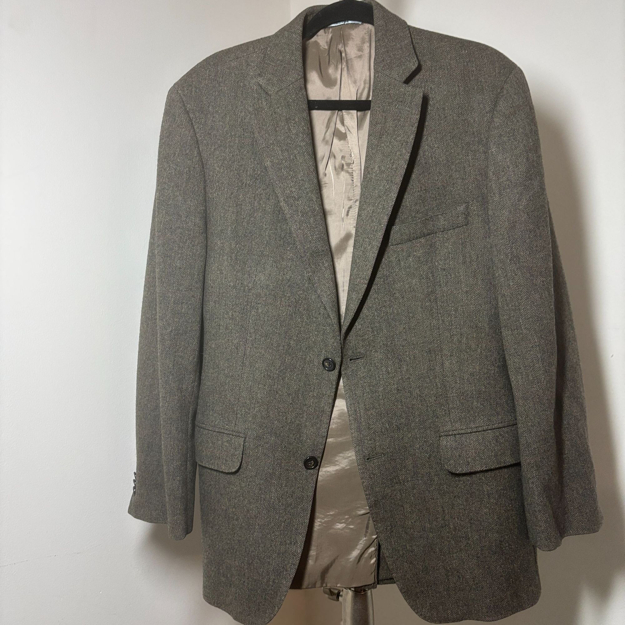 Ralph Lauren Lauren Ralph Lauren Silver Label Mens Herringbone Blazer Twe Size 40R - 9 Thumbnail