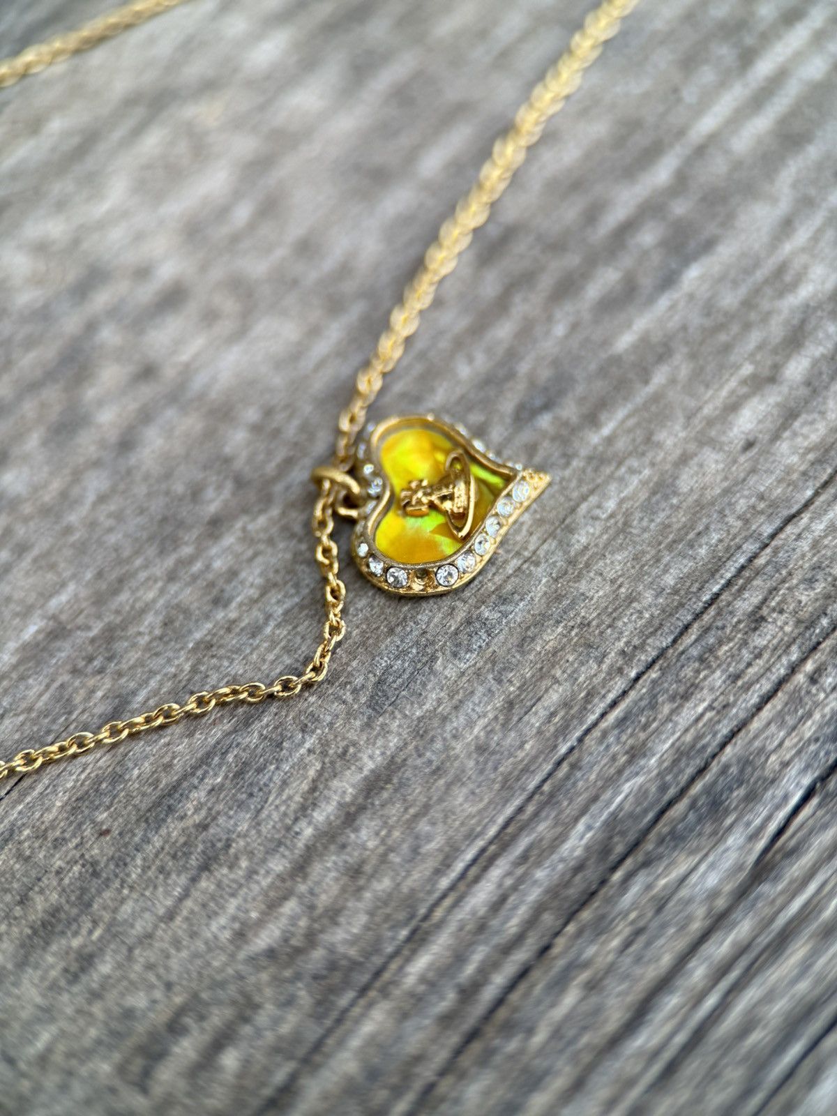 Vivienne Westwood Vivienne Westwood Petra Heart Pendant Necklace In Gold Size ONE SIZE - 4 Thumbnail