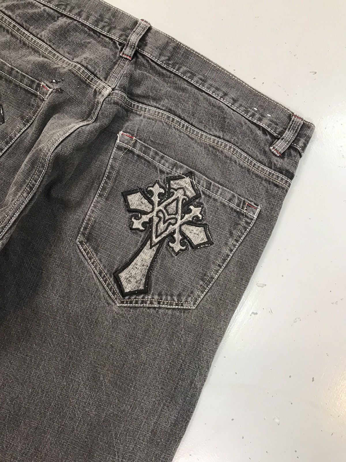 Avirex Vintage Avirex cross embroidered loose fit denim Size US 42 / EU 58 - 11 Thumbnail