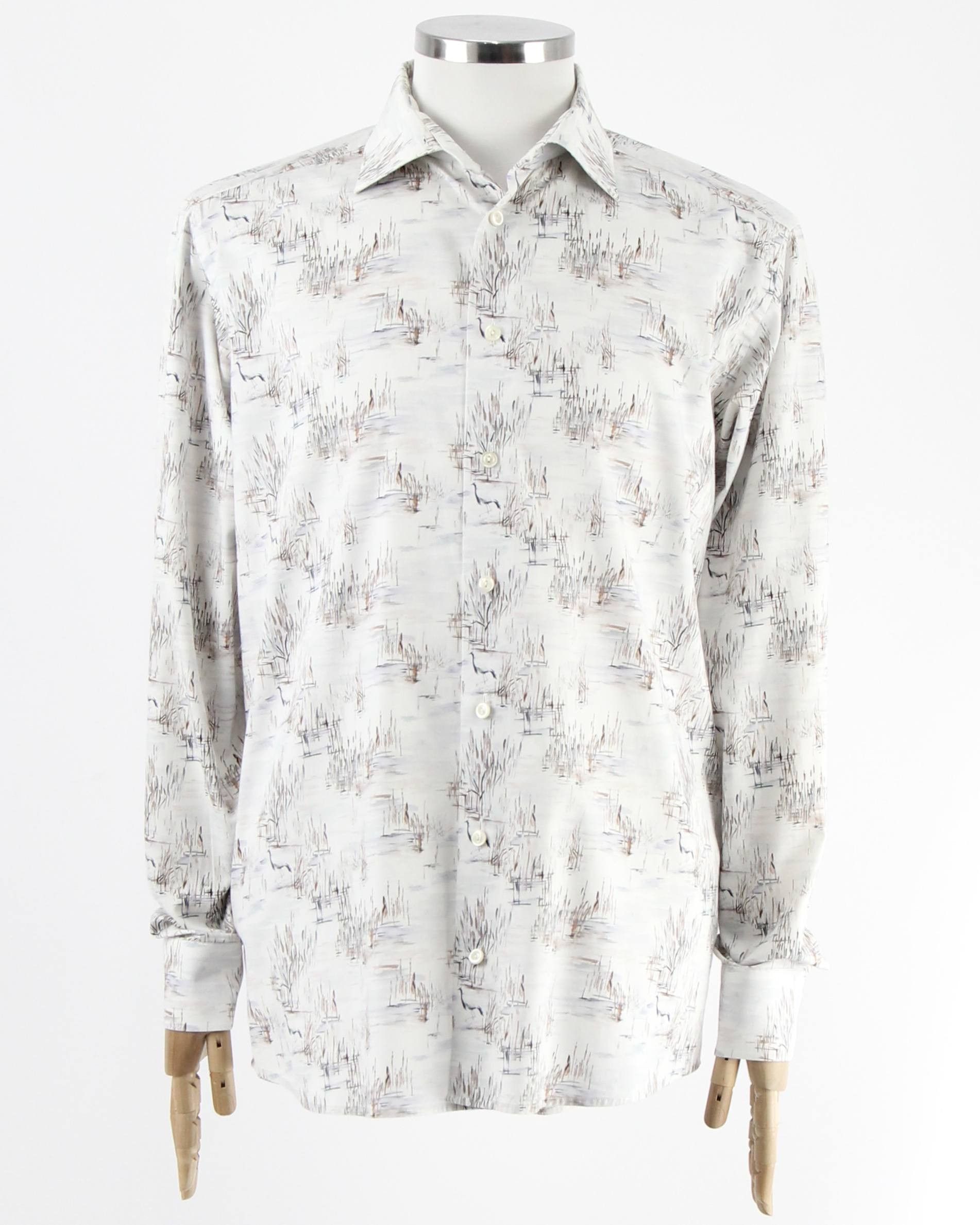 Eton ETON Slim shirt with pattern Size US XL / EU 56 / 4 - 1 Thumbnail