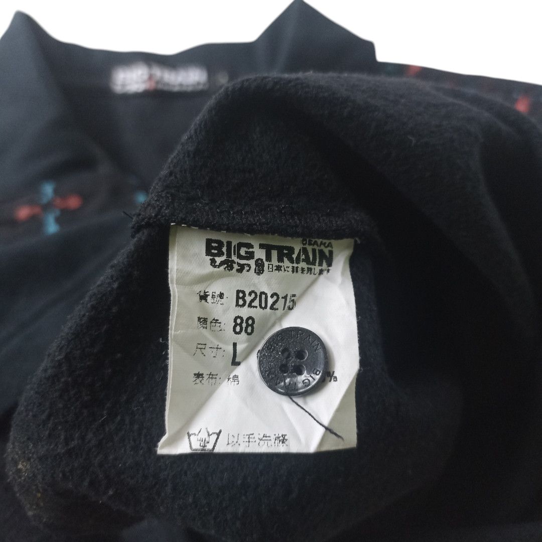If Six Was Nine × Japanese Brand Vintage Y2K Osaka Big Train Longsleeve Halfbutton Size US L / EU 52-54 / 3 - 7 Thumbnail