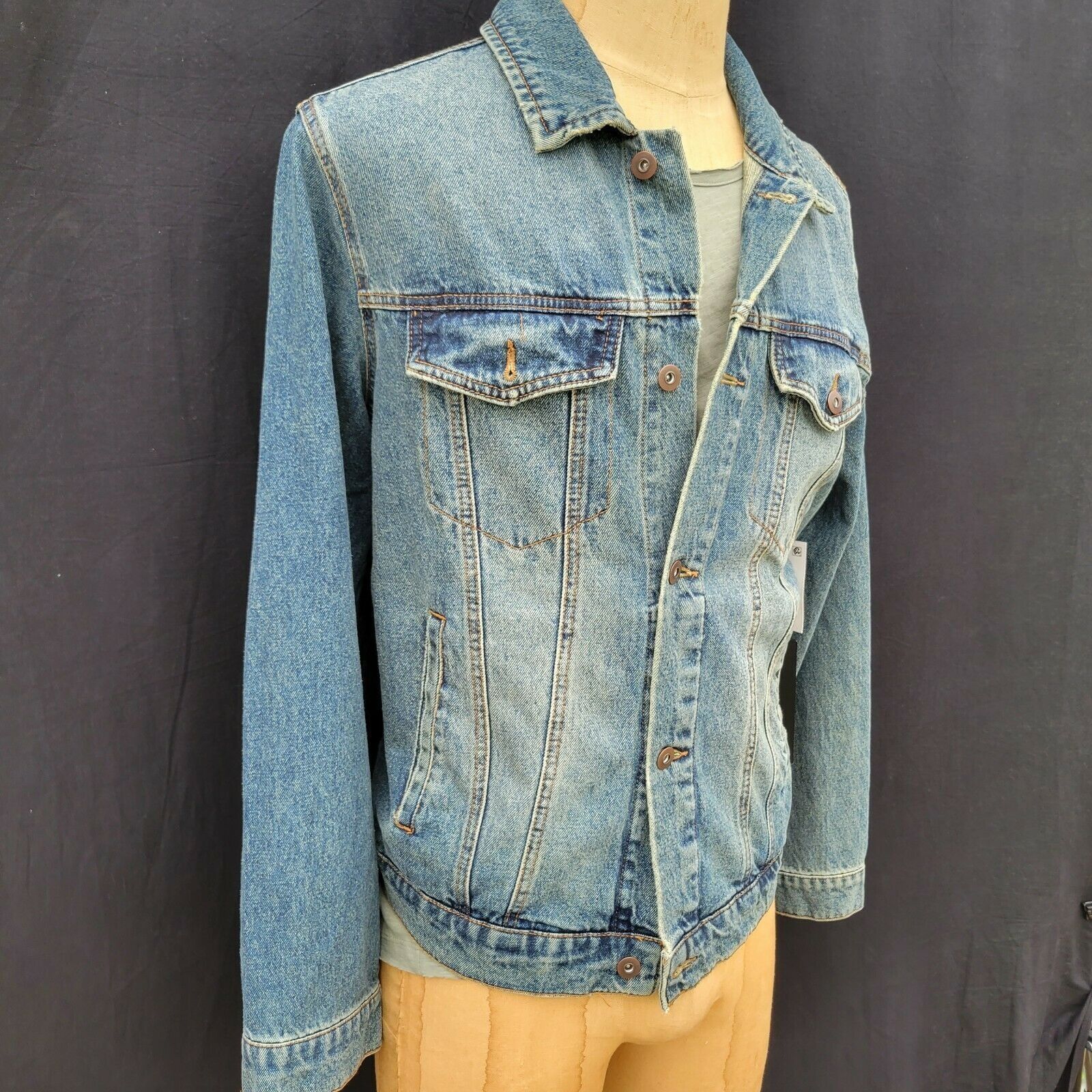 Other Men's Lazer Denim Jacket. XL Size US XL / EU 56 / 4 - 4 Thumbnail
