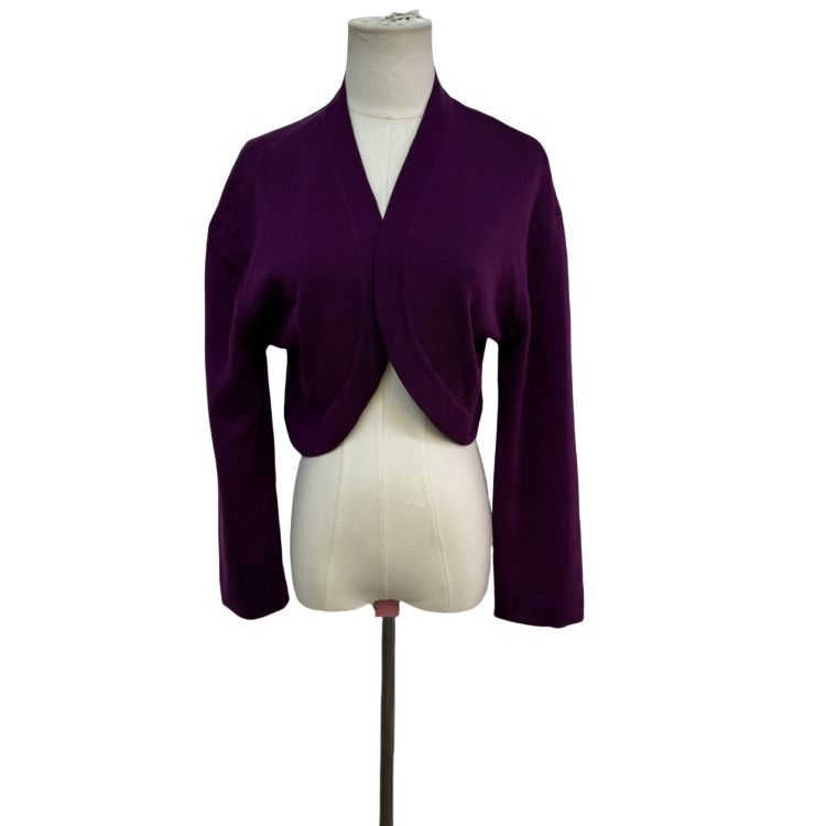 Dior Christian Dior Purple Wool Sweater Size M Size M / US 6-8 / IT 42-44 - 1 Thumbnail