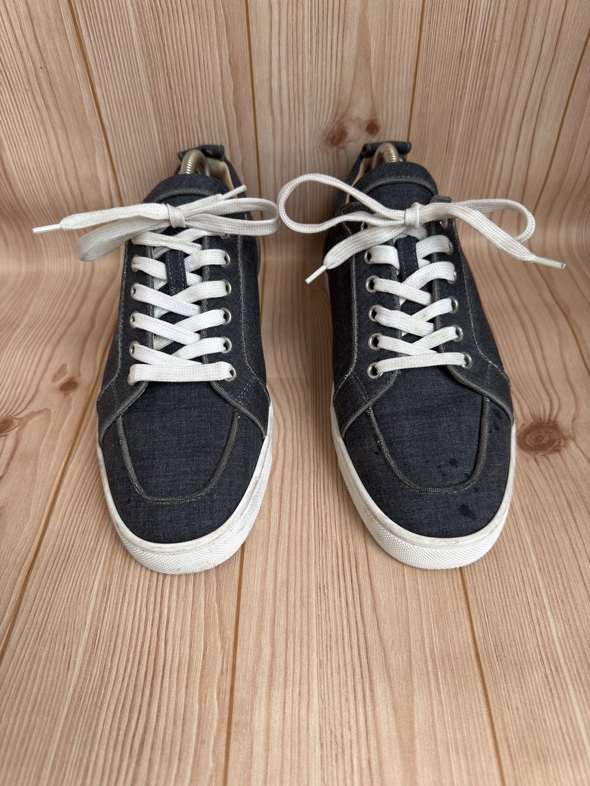 Christian Louboutin Orlato denim trainers Size US 7 / EU 40 - 6 Thumbnail