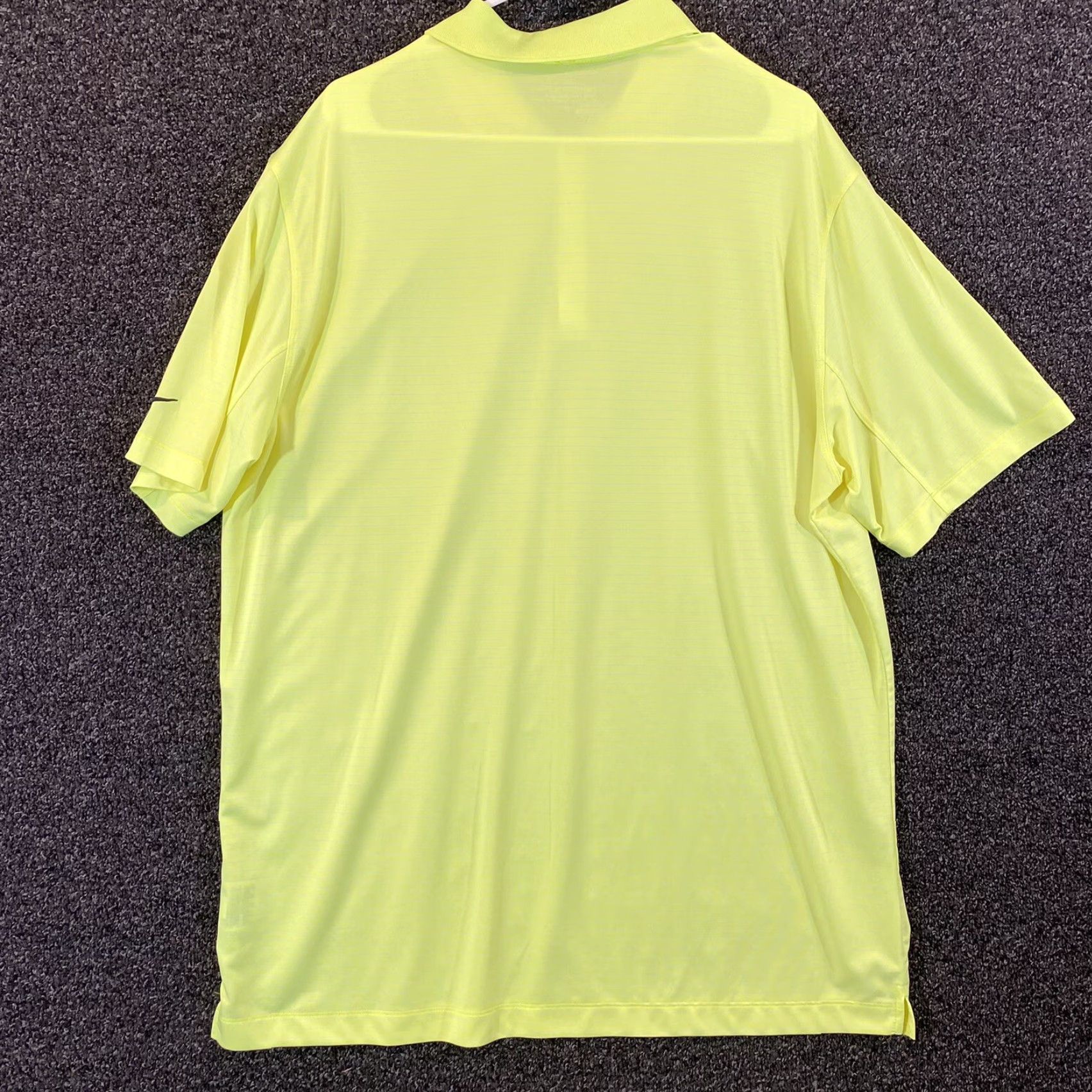 Nike NIKE Polo Shirt Men XL Neon Green Tour Performance Dri-Fit Short Sleeve Polo Size US XL / EU 56 / 4 - 5 Thumbnail