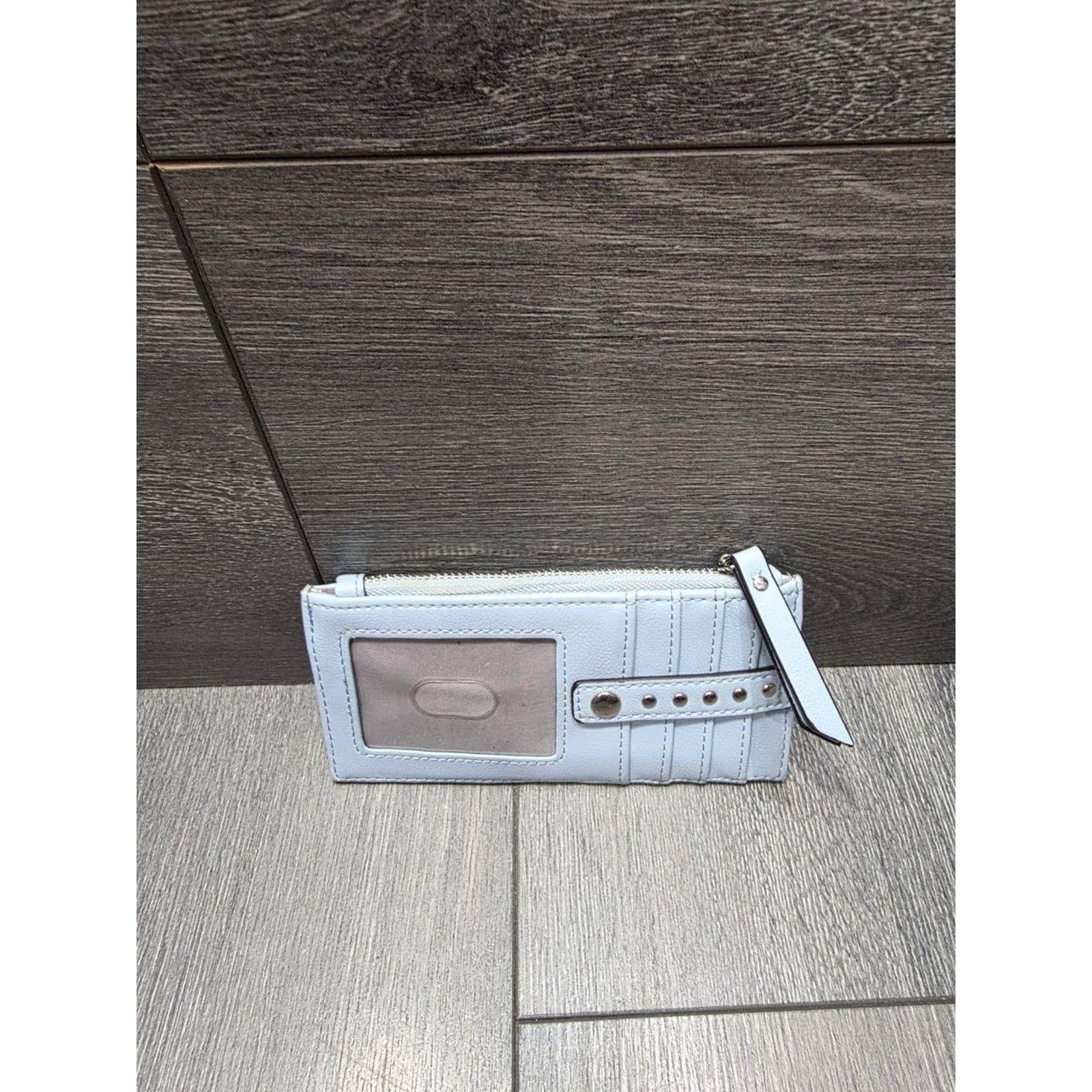 & Other Stories INC Hazell Card Case Sky-Blue ID-Pocket top-Zip B000613 Size ONE SIZE - 3 Thumbnail