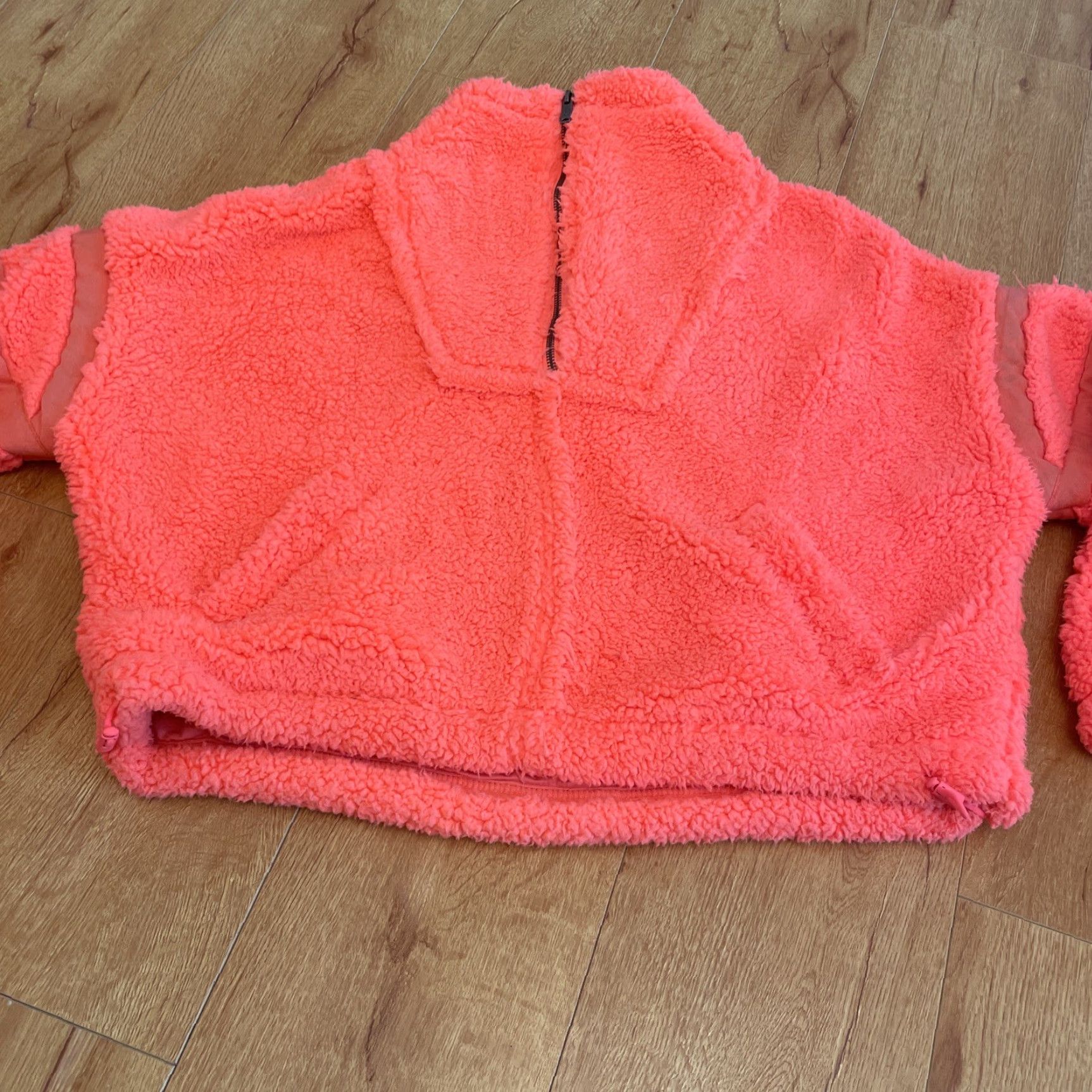 Free People Free People Movement Nantucket Sherpa Sweatshirt 1/3 Zip Pockets Lined Coral S Size S / US 4 / IT 40 - 3 Thumbnail