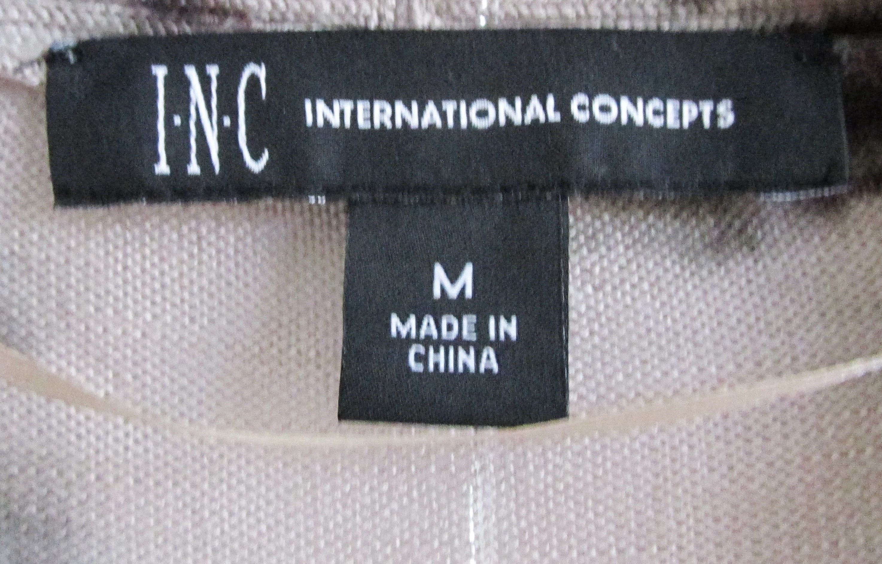 I.N.C INC (NWT) Women's Open Front Cardigan Sweater Size M / US 6-8 / IT 42-44 - 2 Thumbnail