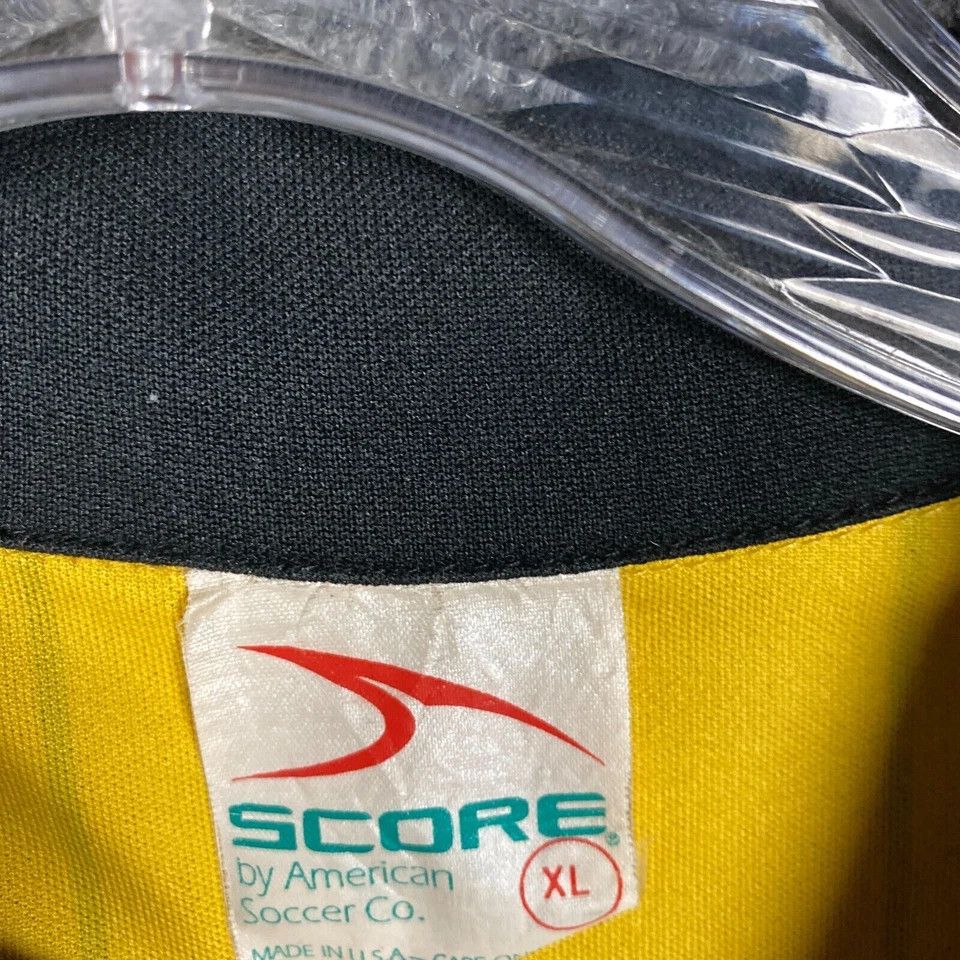Other Score Polo Shirt Men's XL Long Sleeve 100% Polyester Yellow Size US XL / EU 56 / 4 - 2 Thumbnail