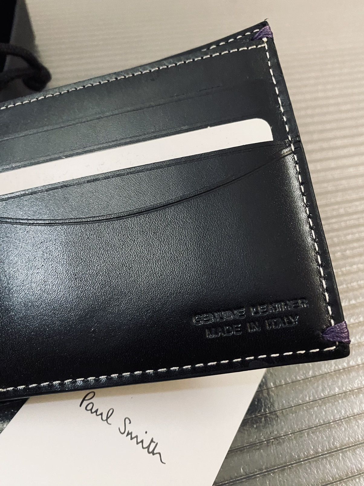 Paul Smith Paul Smith 🇮🇹 Nero leather pin-up girl billfold wallet NEW Size ONE SIZE - 6 Thumbnail