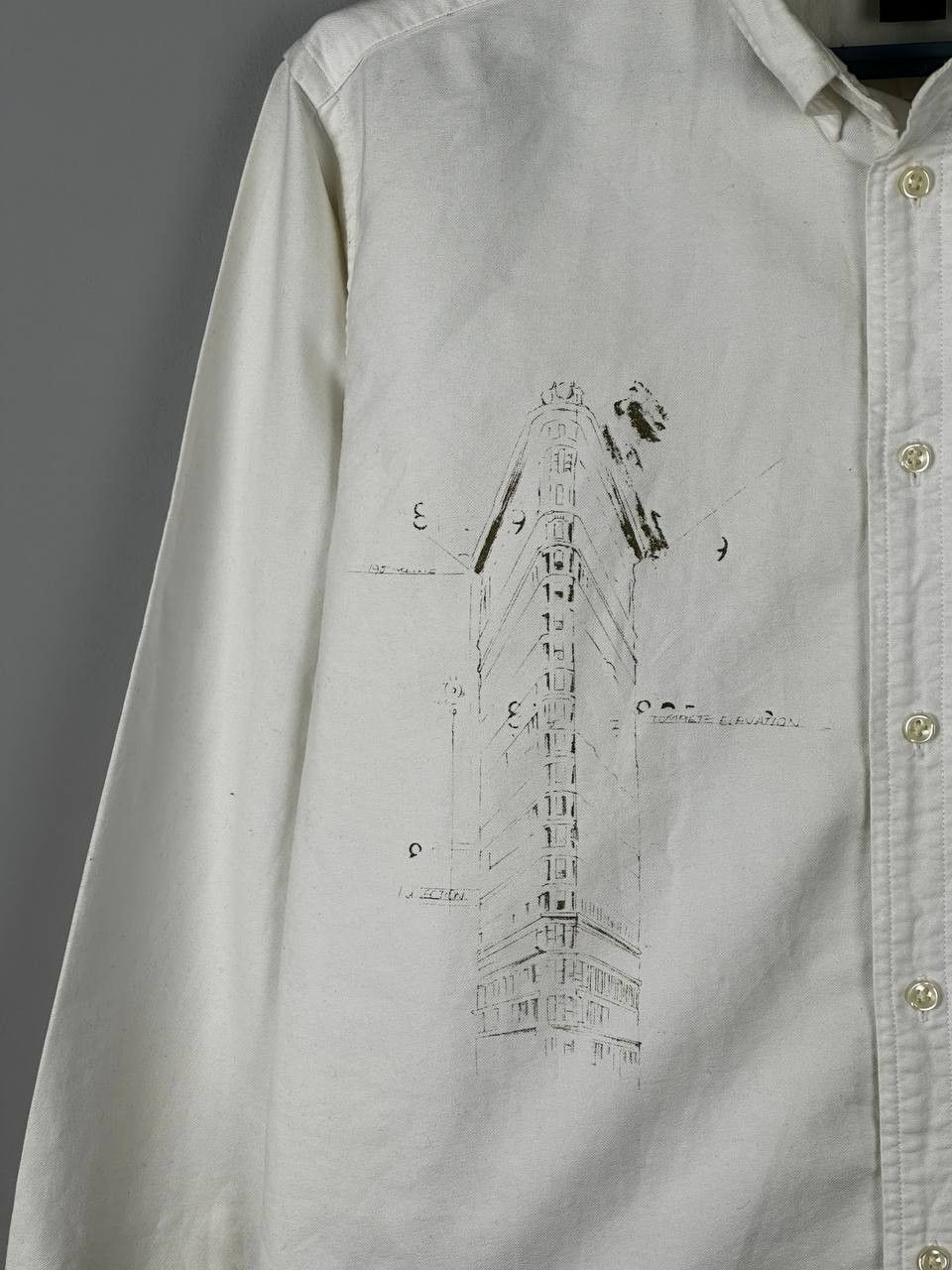Polo Ralph Lauren Vintage Polo Ralph Lauren Oxford Printed Shirt Size US M / EU 48-50 / 2 - 5 Thumbnail